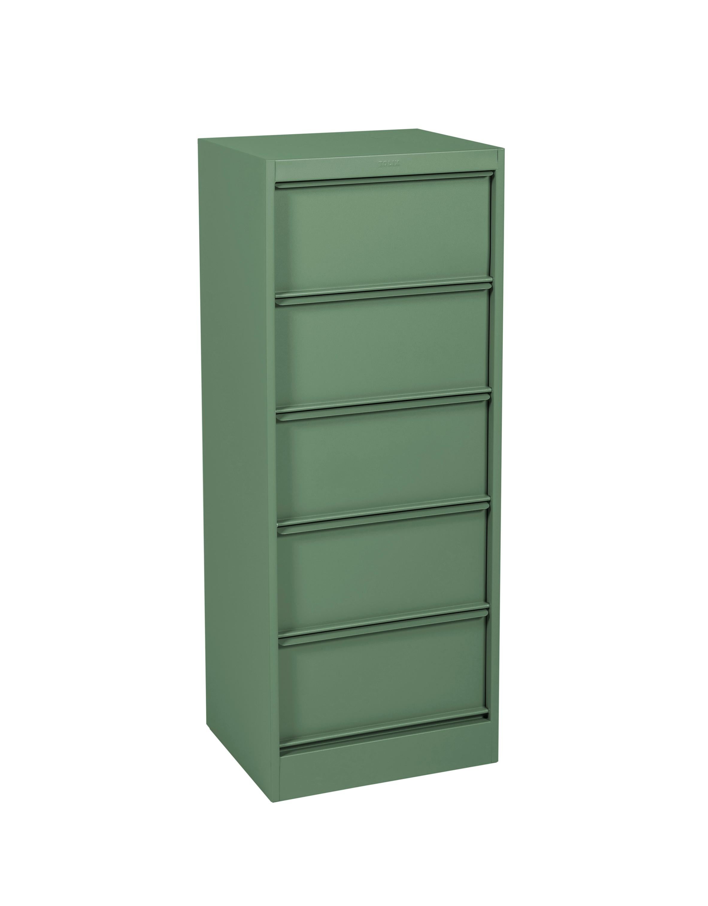 For Sale: Green (Romarin) CC5 Industrial Cabinet in Pop Colors by Xavier Pauchard & Tolix 2