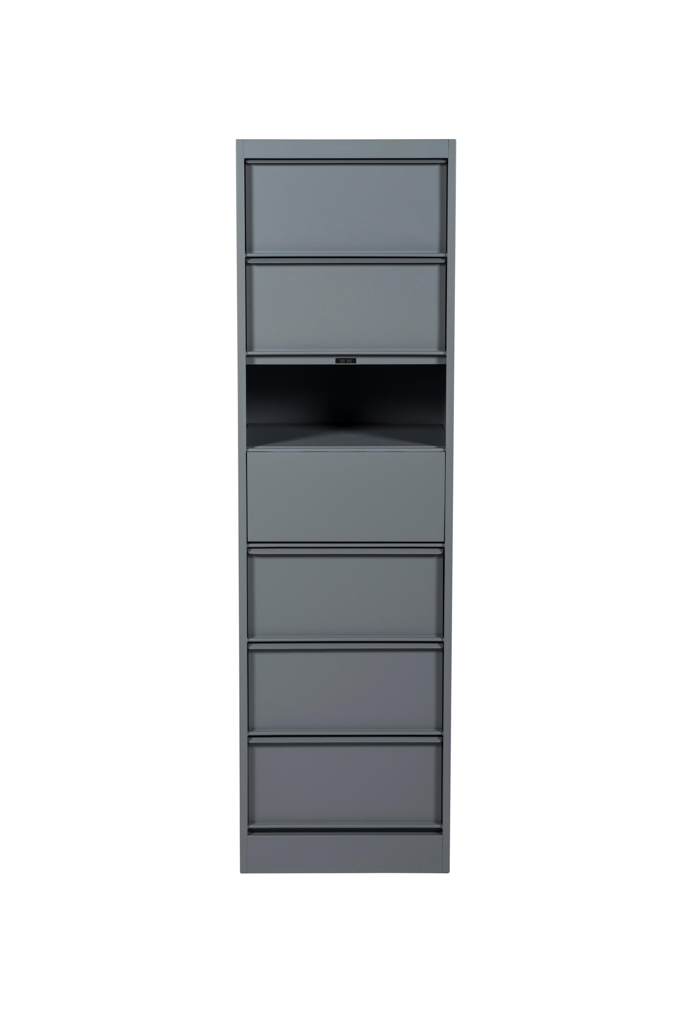 For Sale: Gray (Gris Souris) CC7 Industrial Cabinet in Essential Colors by Xavier Pauchard and Tolix 2