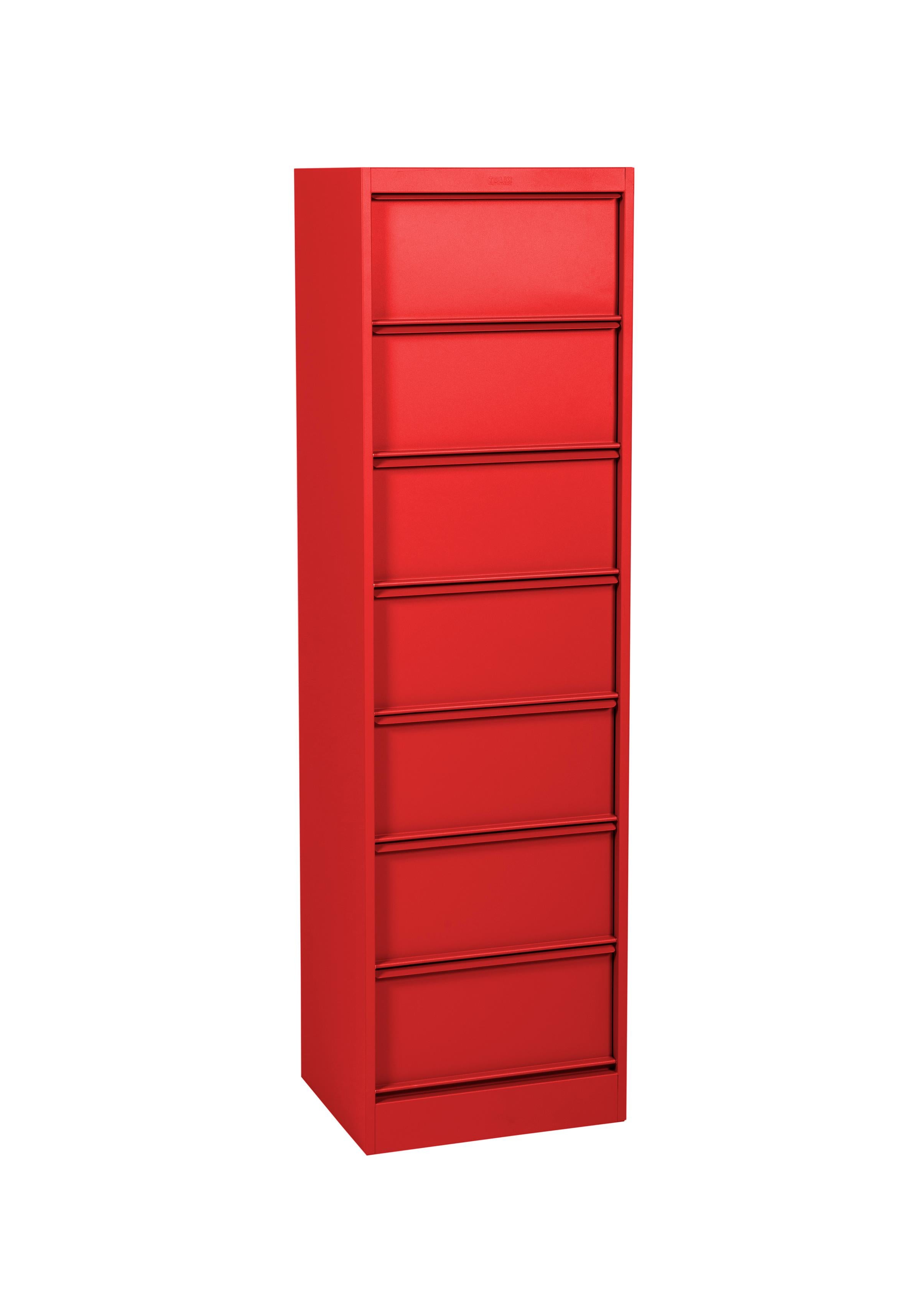 For Sale: Red (Piment) CC7 Industrial Cabinet in Essential Colors by Xavier Pauchard and Tolix 3