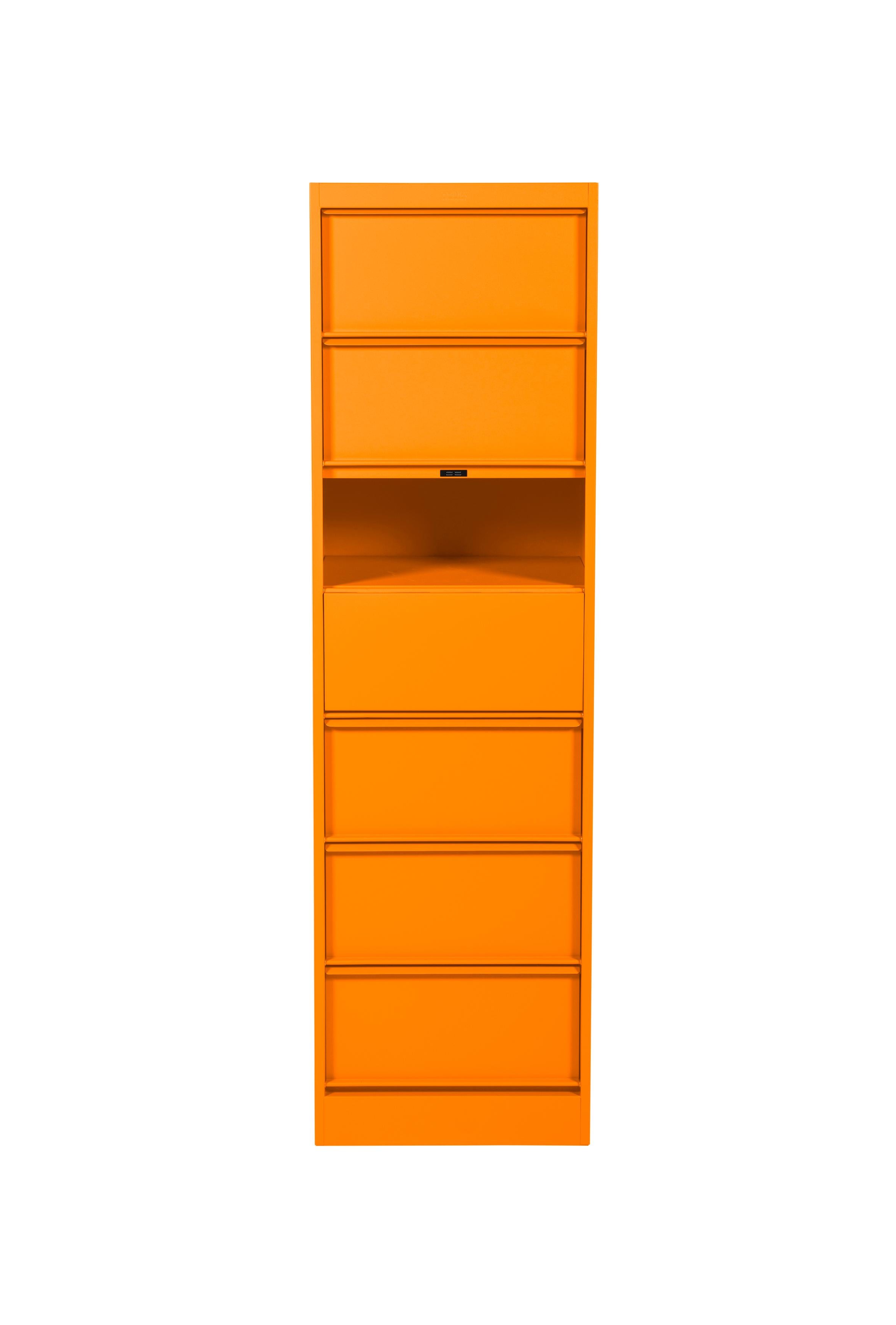 For Sale: Orange (Potiron) CC7 Industrial Cabinet in Essential Colors by Xavier Pauchard and Tolix 2