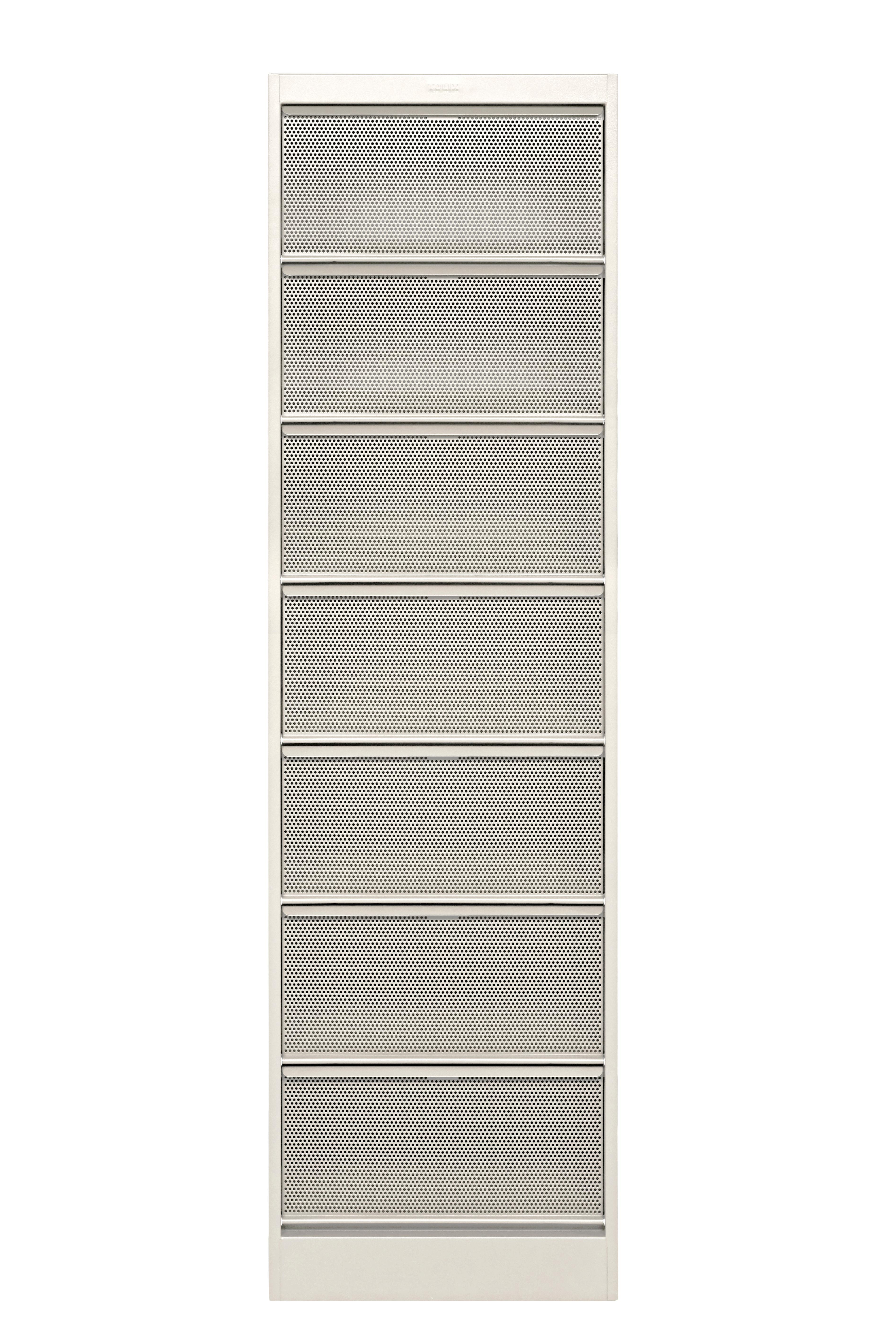 For Sale: White (Blanc) CC7 Perforated Cabinet in Essential Colors by Xavier Pauchard and Tolix 2