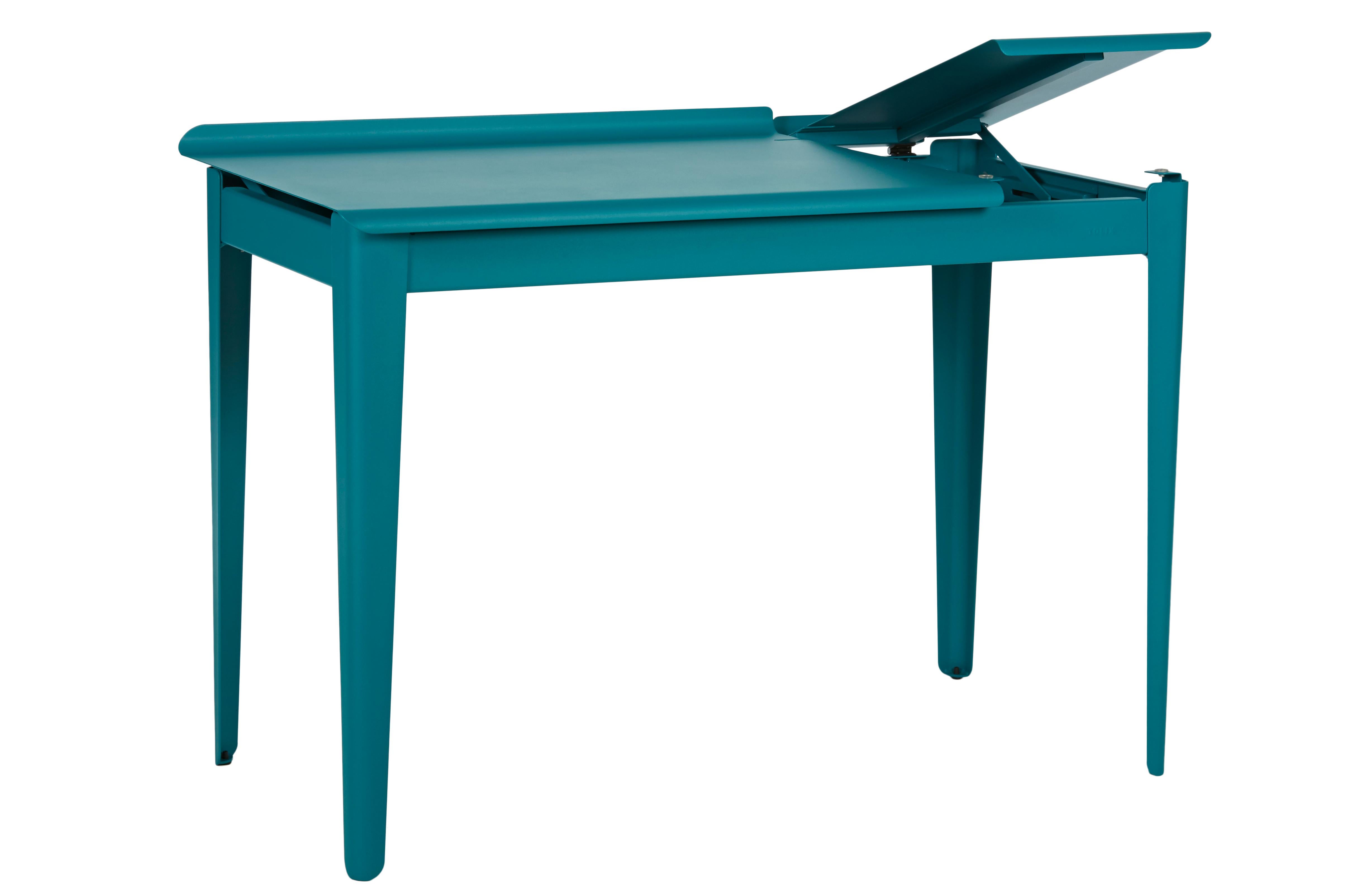 For Sale: Green (Vert Canard) Flap Desk 57x105 in Pop Colors by Tolix 3