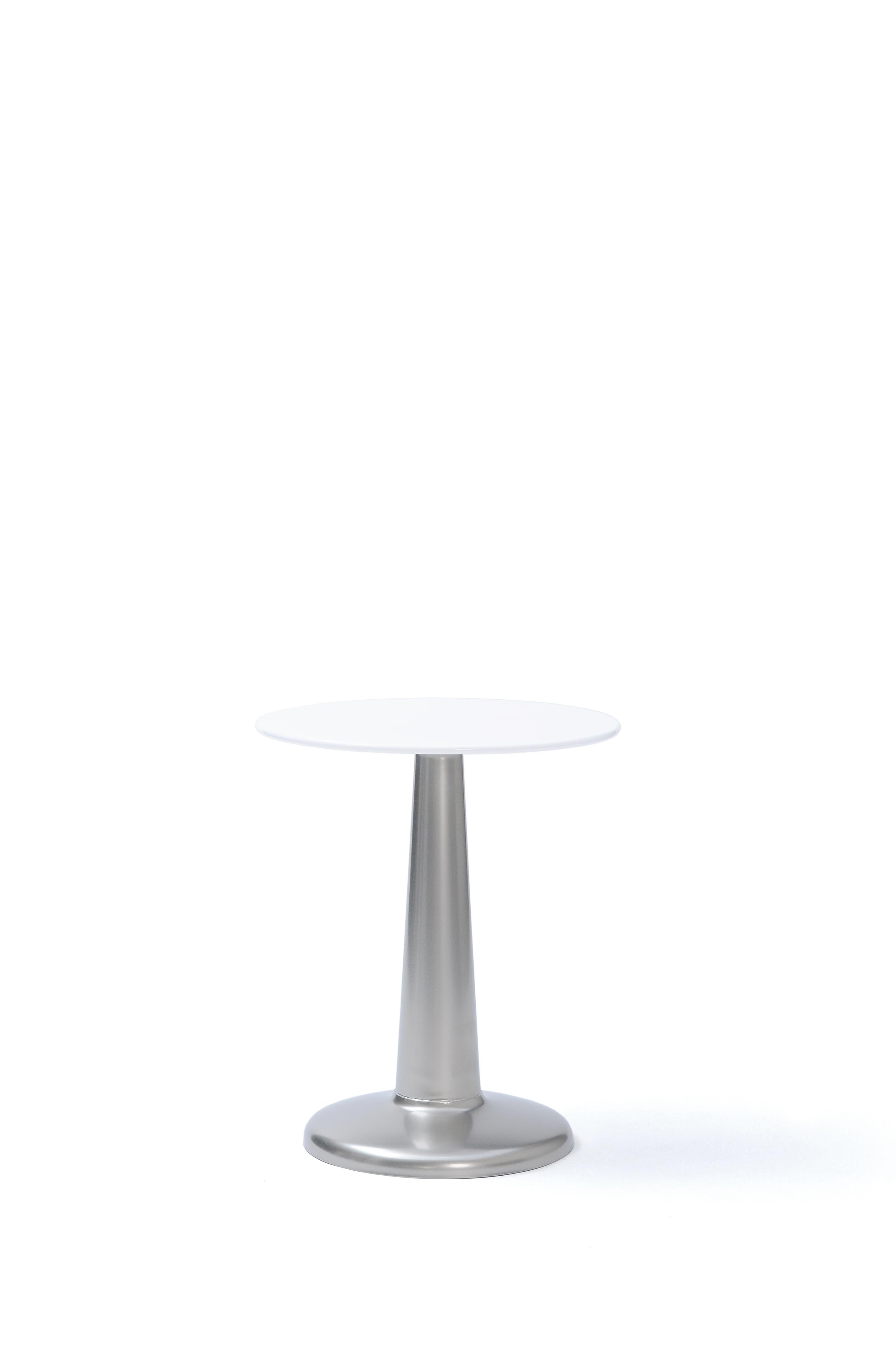 For Sale: Gray (Vernis Brilliant) G-Table 60 in Essential Colors by Chantal Andriot & Tolix