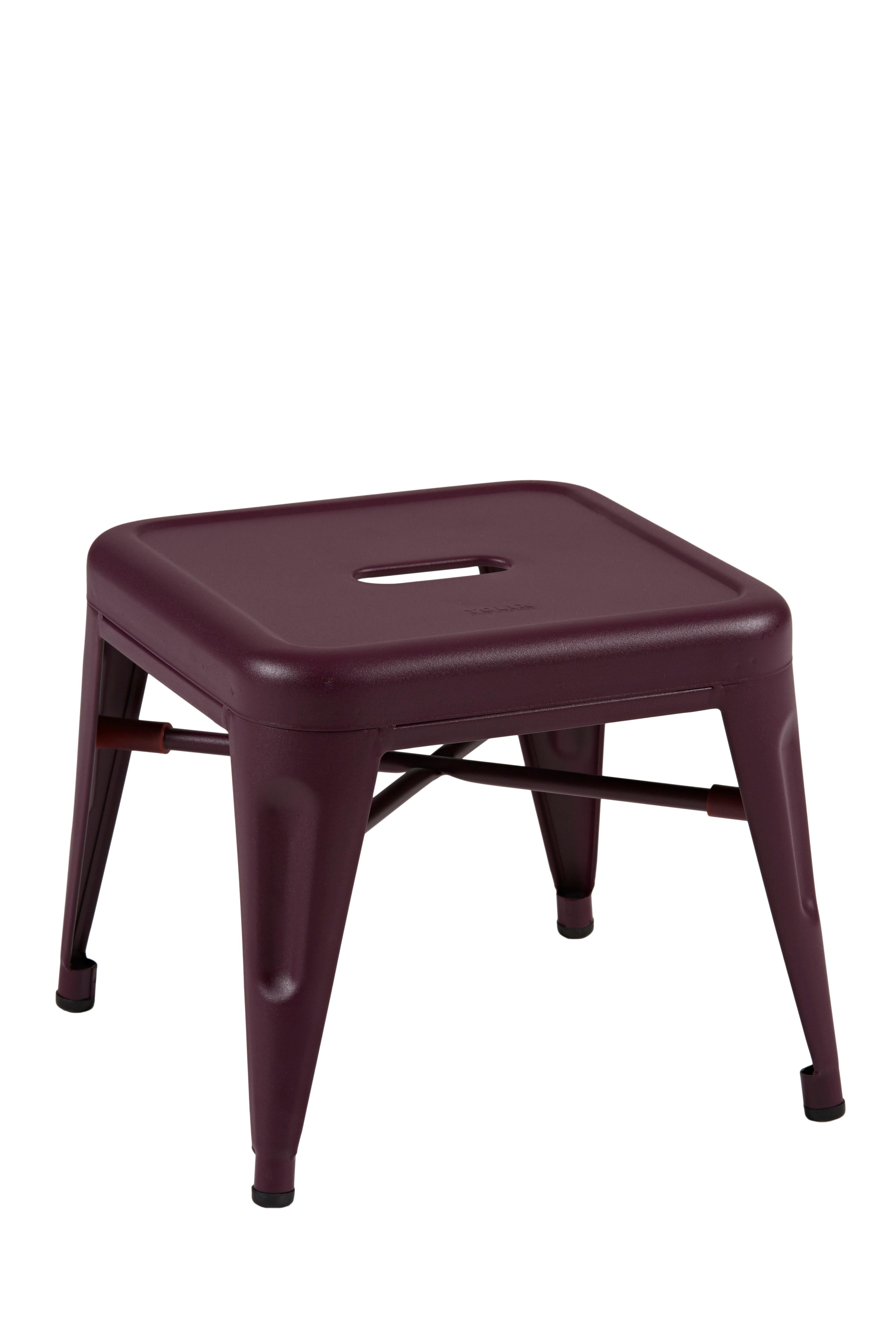 For Sale: Purple (Aubergine) H Stool 30 in Pop Colors by Chantal Andriot and Tolix 3