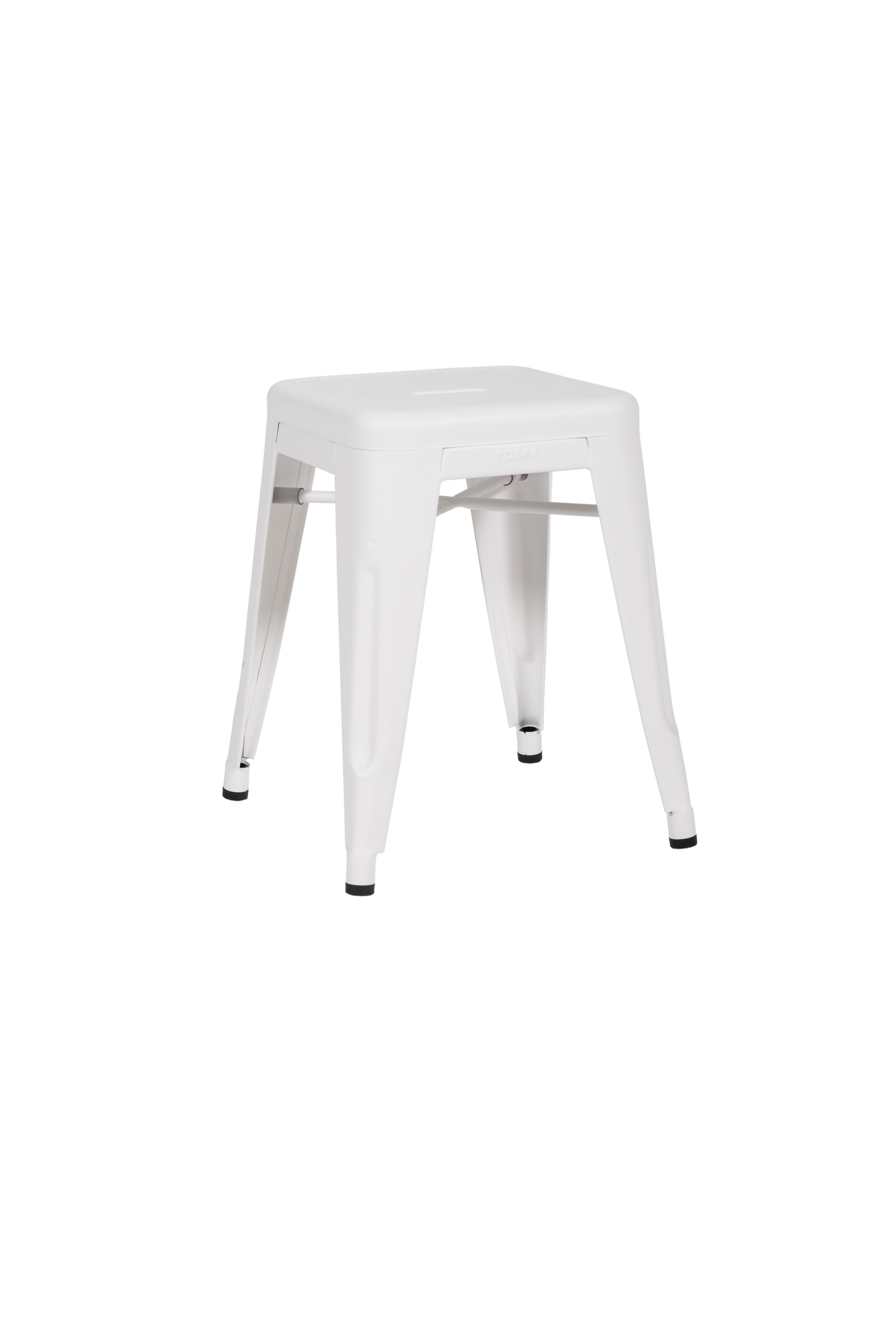 For Sale: White (Blanc) H Stool 45 in Essential Colors by Chantal Andriot and Tolix 3