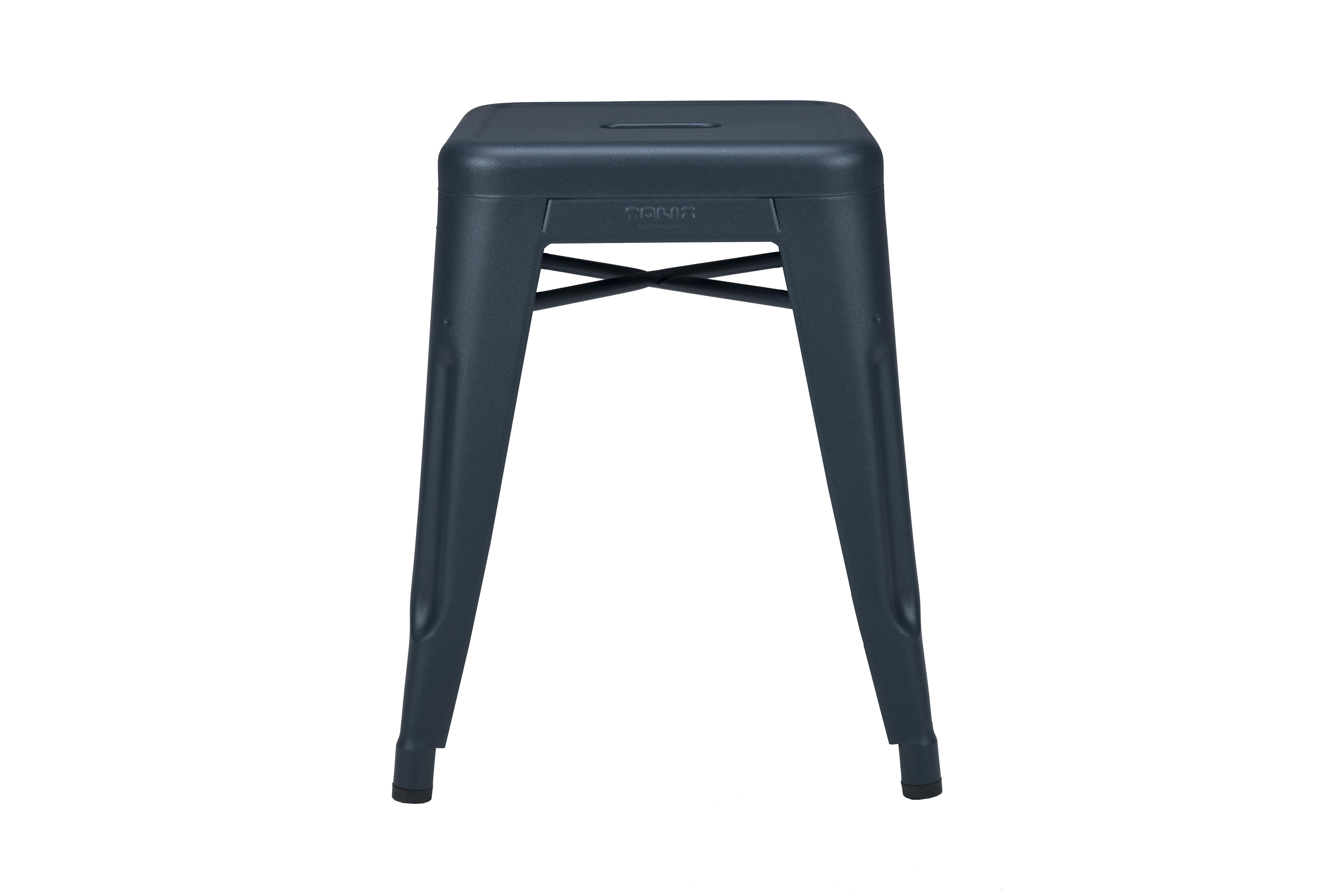 For Sale: Blue (Bleu Nuit) H Stool 45 in Pop Colors by Chantal Andriot and Tolix
