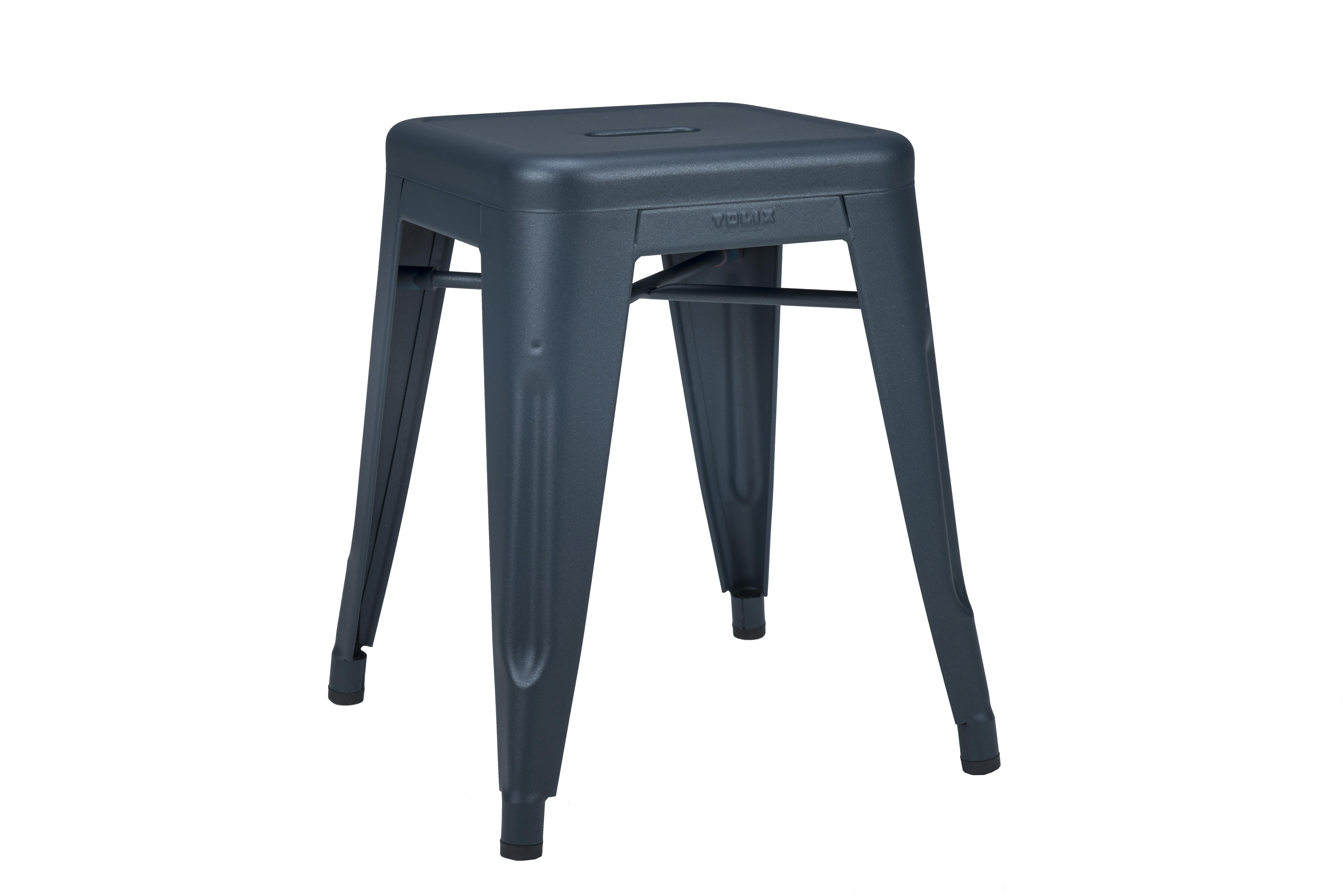 For Sale: Blue (Bleu Nuit) H Stool 45 in Pop Colors by Chantal Andriot and Tolix 2