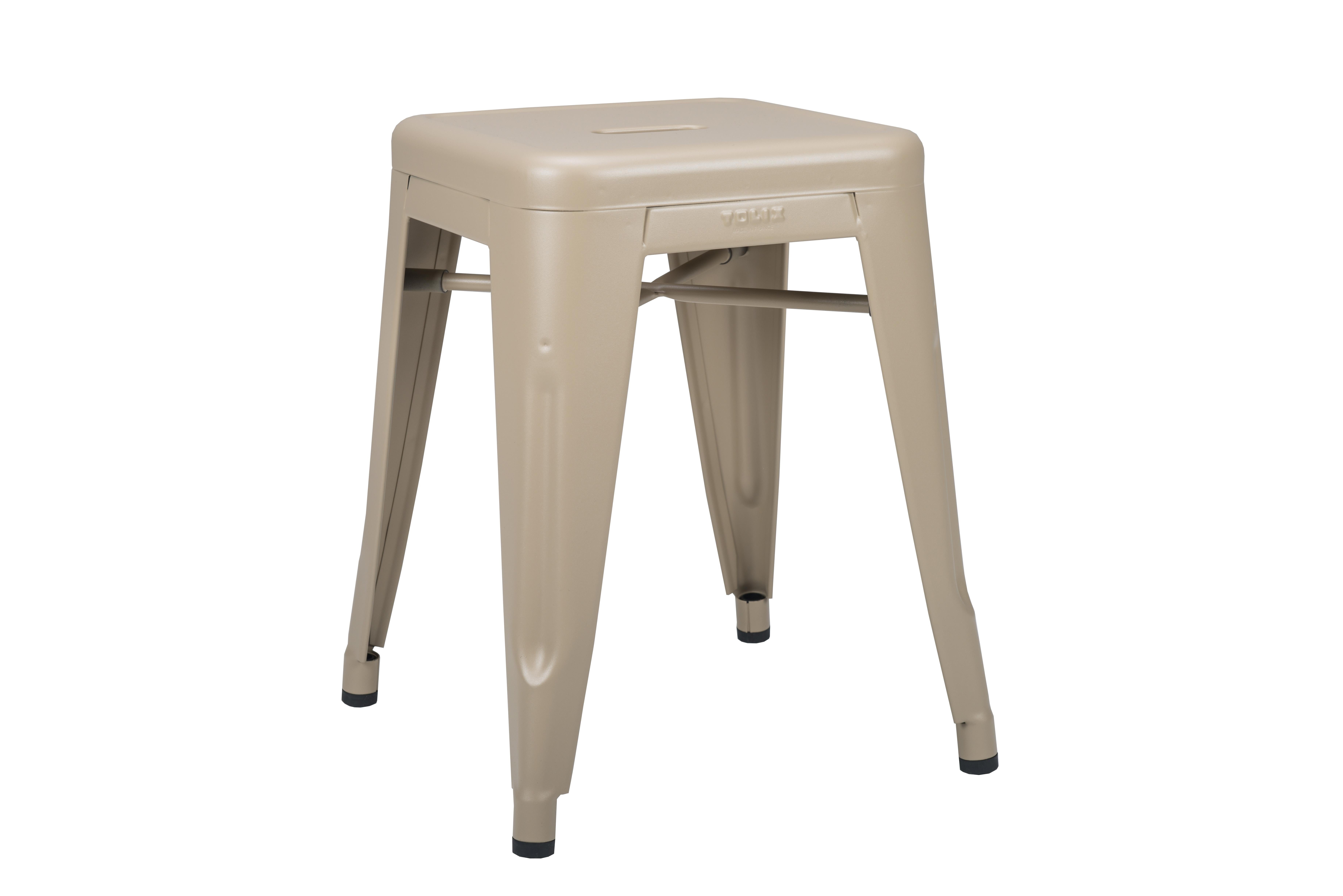 For Sale: Brown (Muscade) H Stool 45 in Essential Colors by Chantal Andriot and Tolix 2