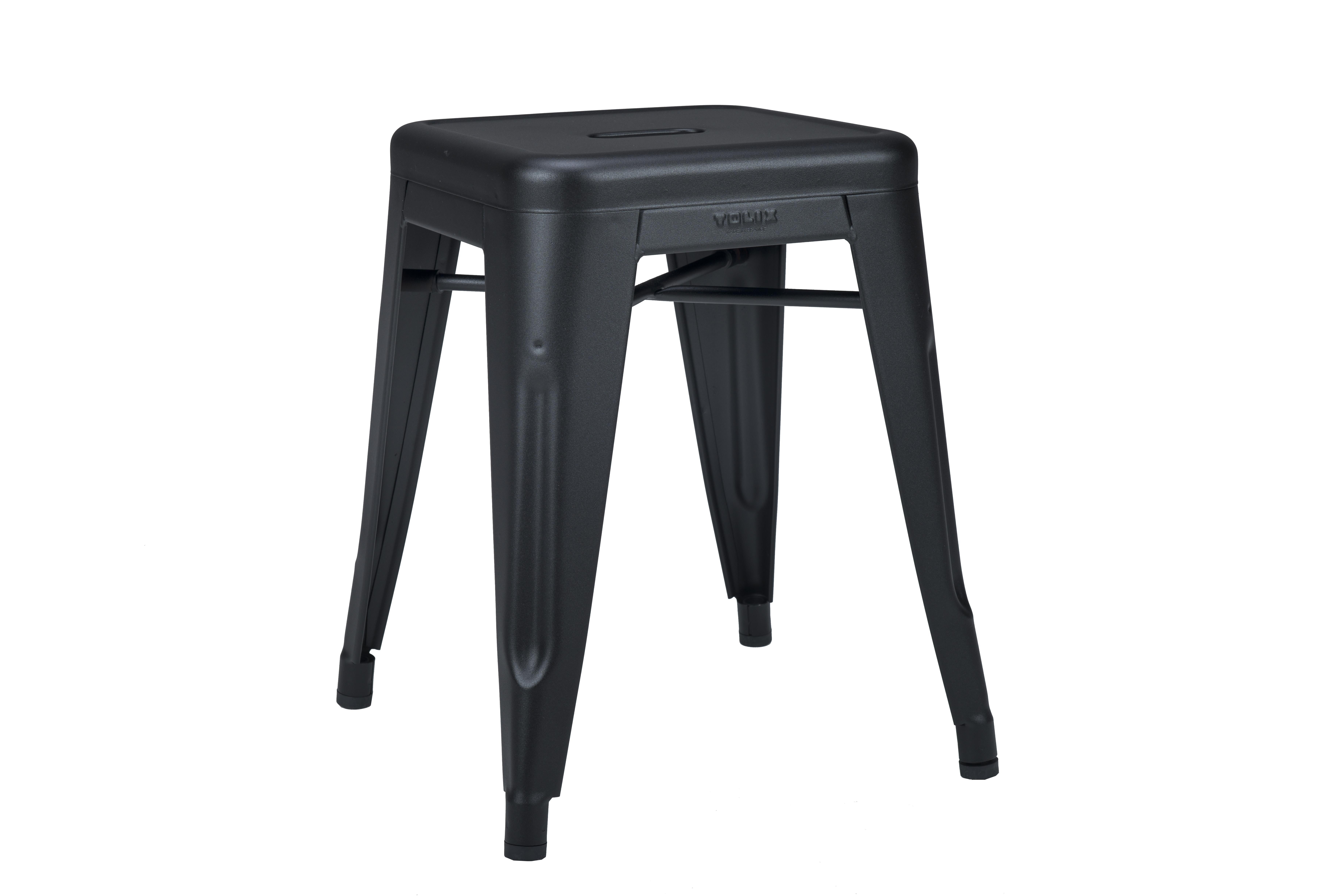 For Sale: Black (Noir) H Stool 45 in Essential Colors by Chantal Andriot and Tolix 2