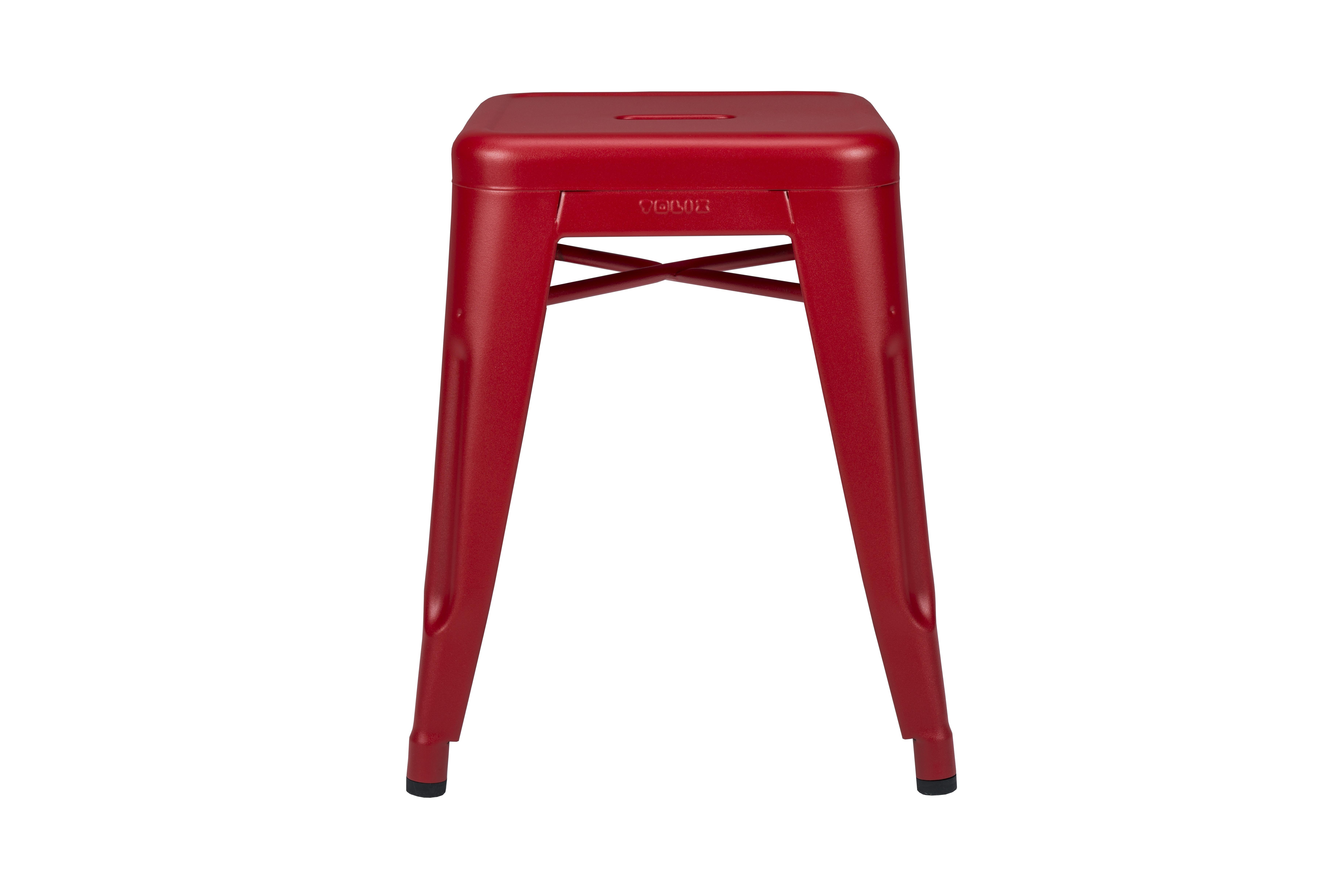 For Sale: Red (Piment) H Stool 45 in Essential Colors by Chantal Andriot and Tolix