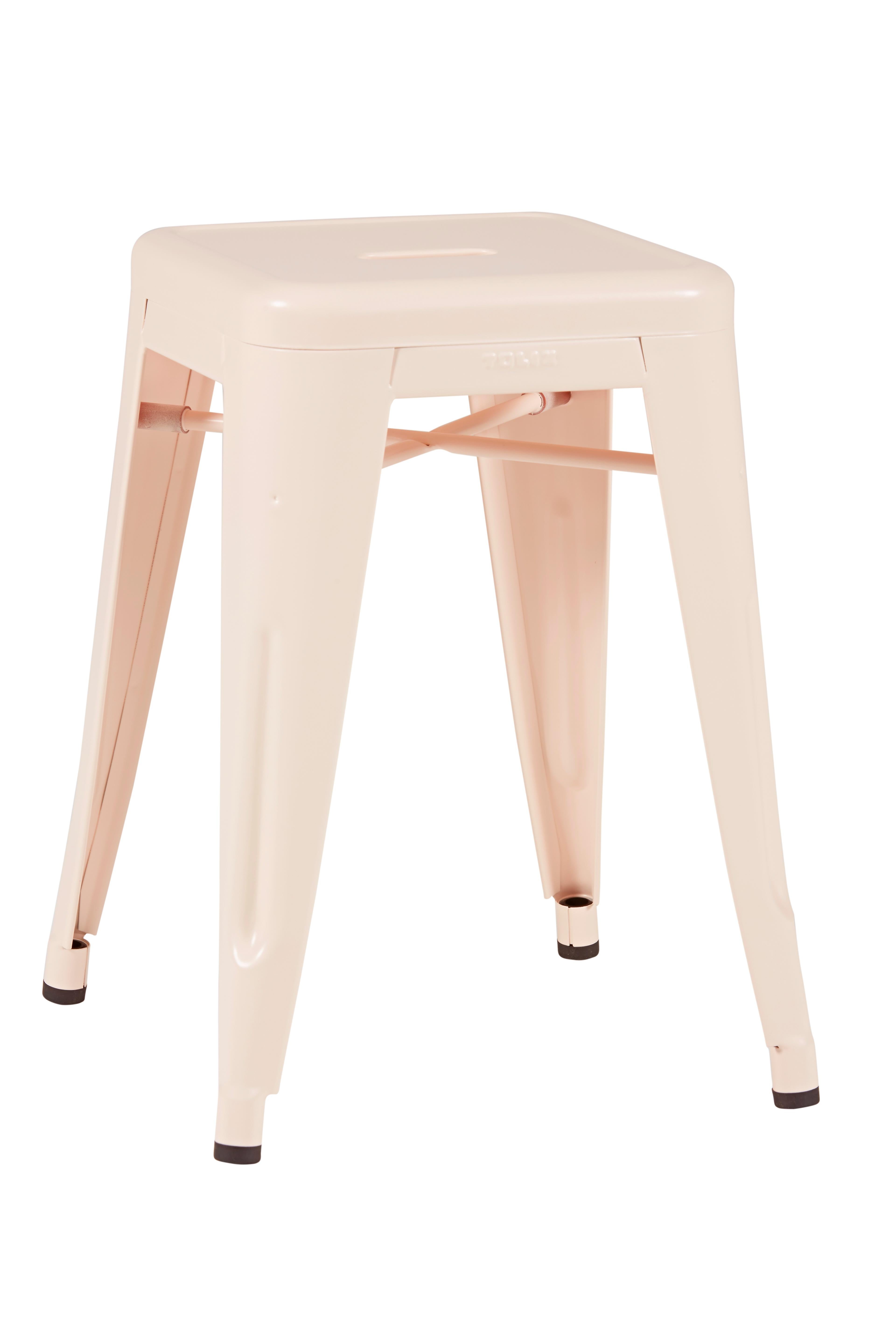 For Sale: Pink (Rose Poudré) H Stool 50 in Pop Colors by Chantal Andriot and Tolix 2