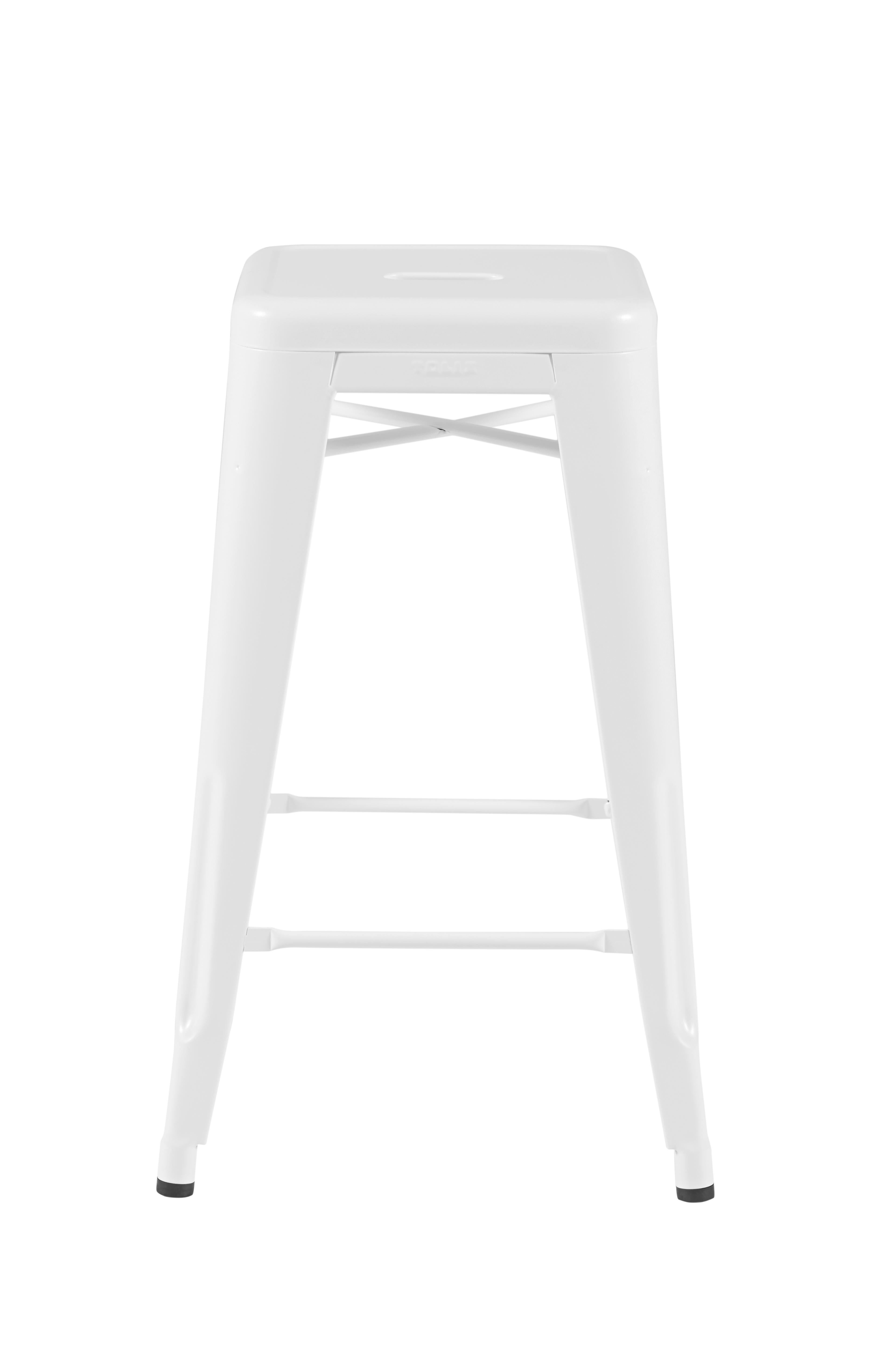For Sale: White (Blanc) H Stool 65 in Essential Colors by Chantal Andriot and Tolix 2