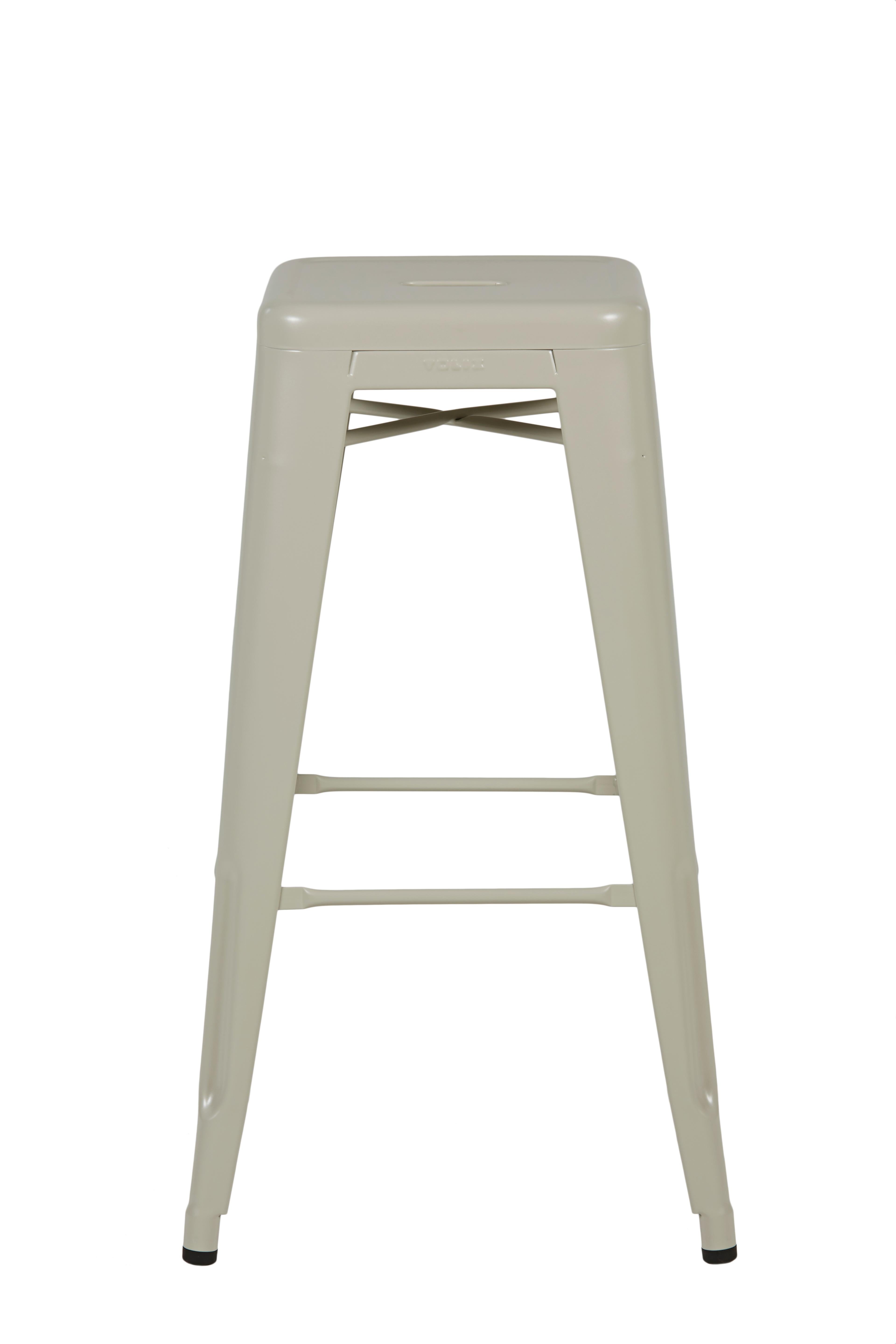 For Sale: Beige (Gris Soie) H Stool 75 in Pop Colors by Chantal Andriot and Tolix