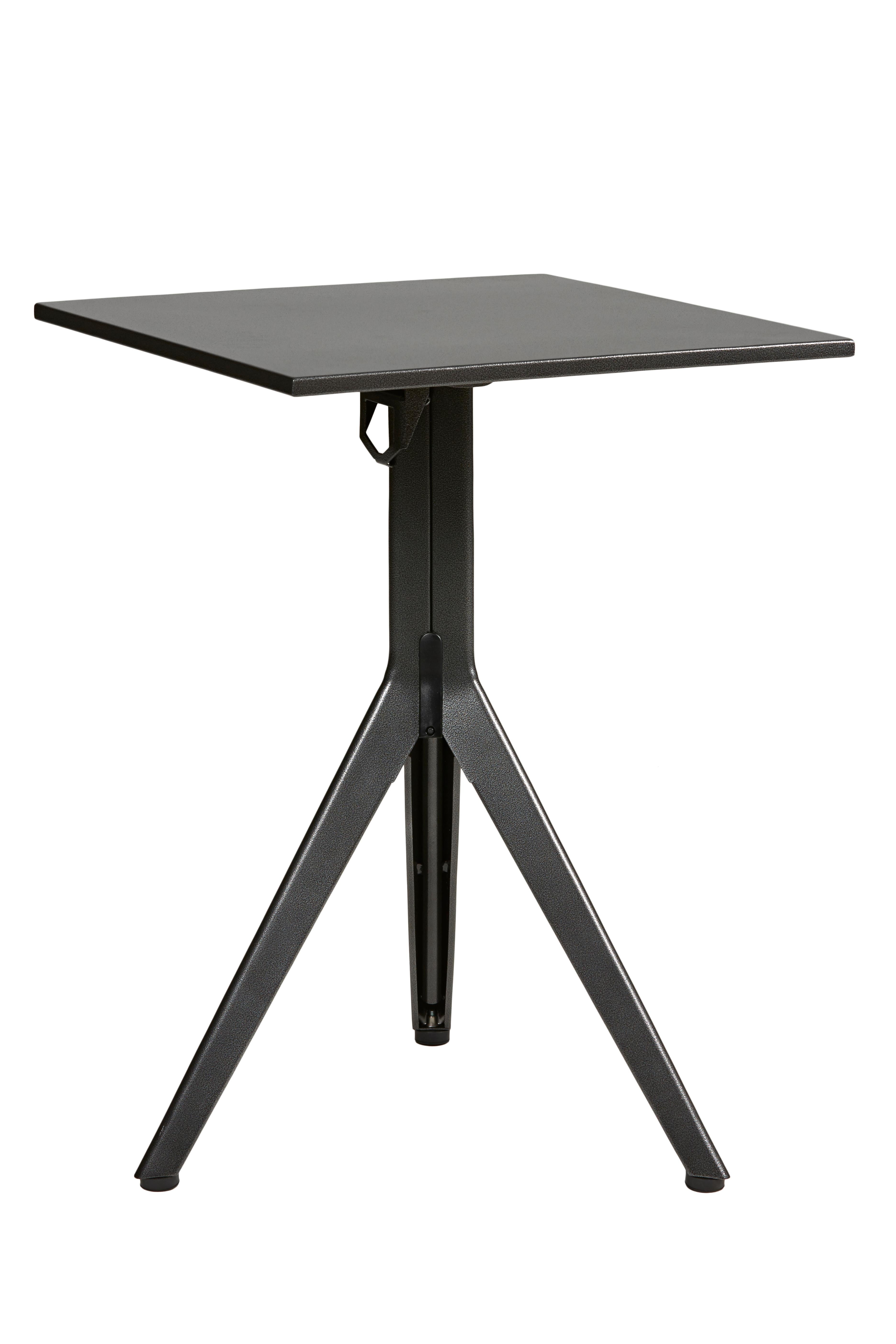 For Sale: Gray (Gris Martelé) Gueridon N Table 60x60 in Pop Colors by Patrick Norguet & Tolix 3