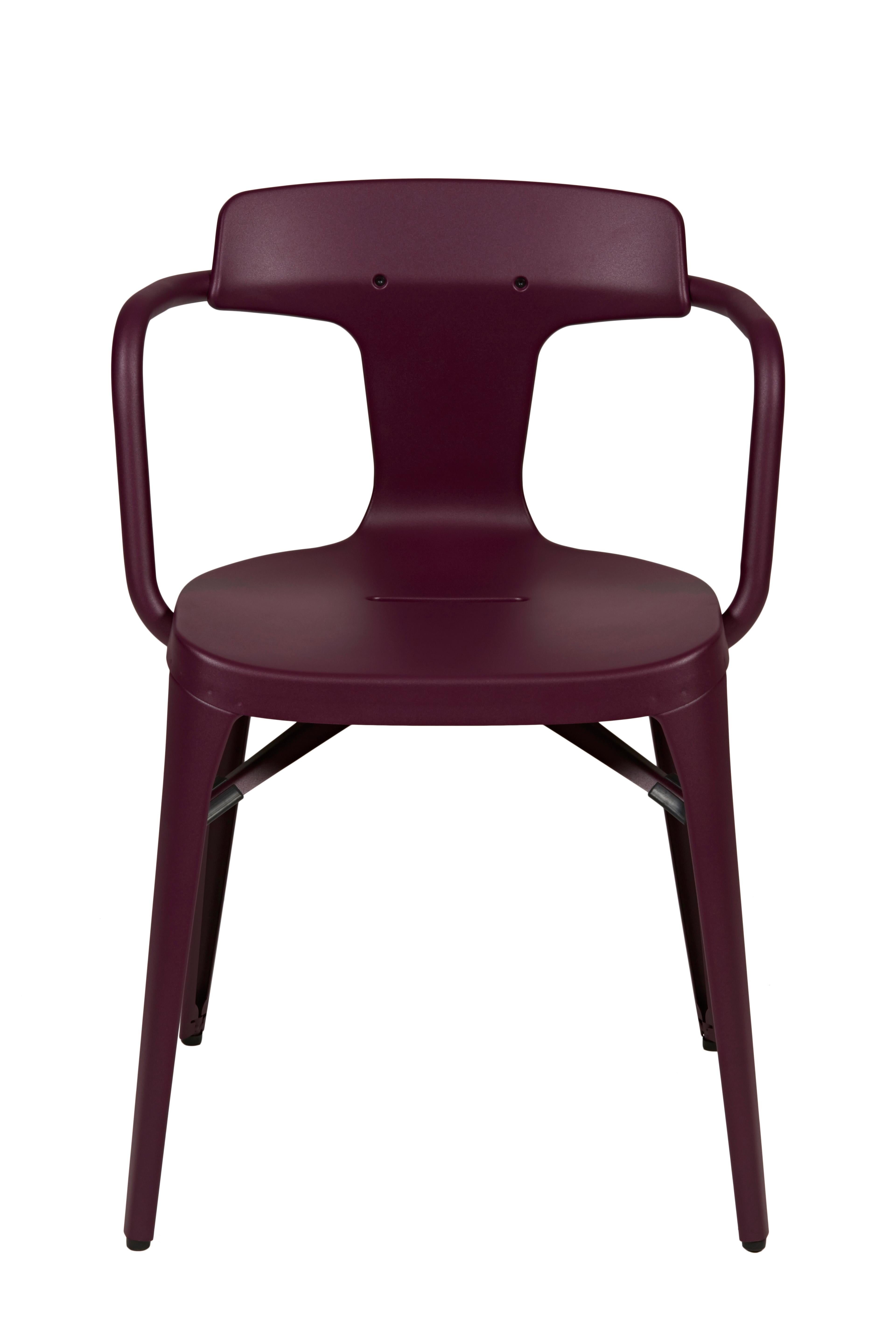 For Sale: Purple (Aubergine) T14 Chair in Pop Colors by Patrick Norguet and Tolix 2