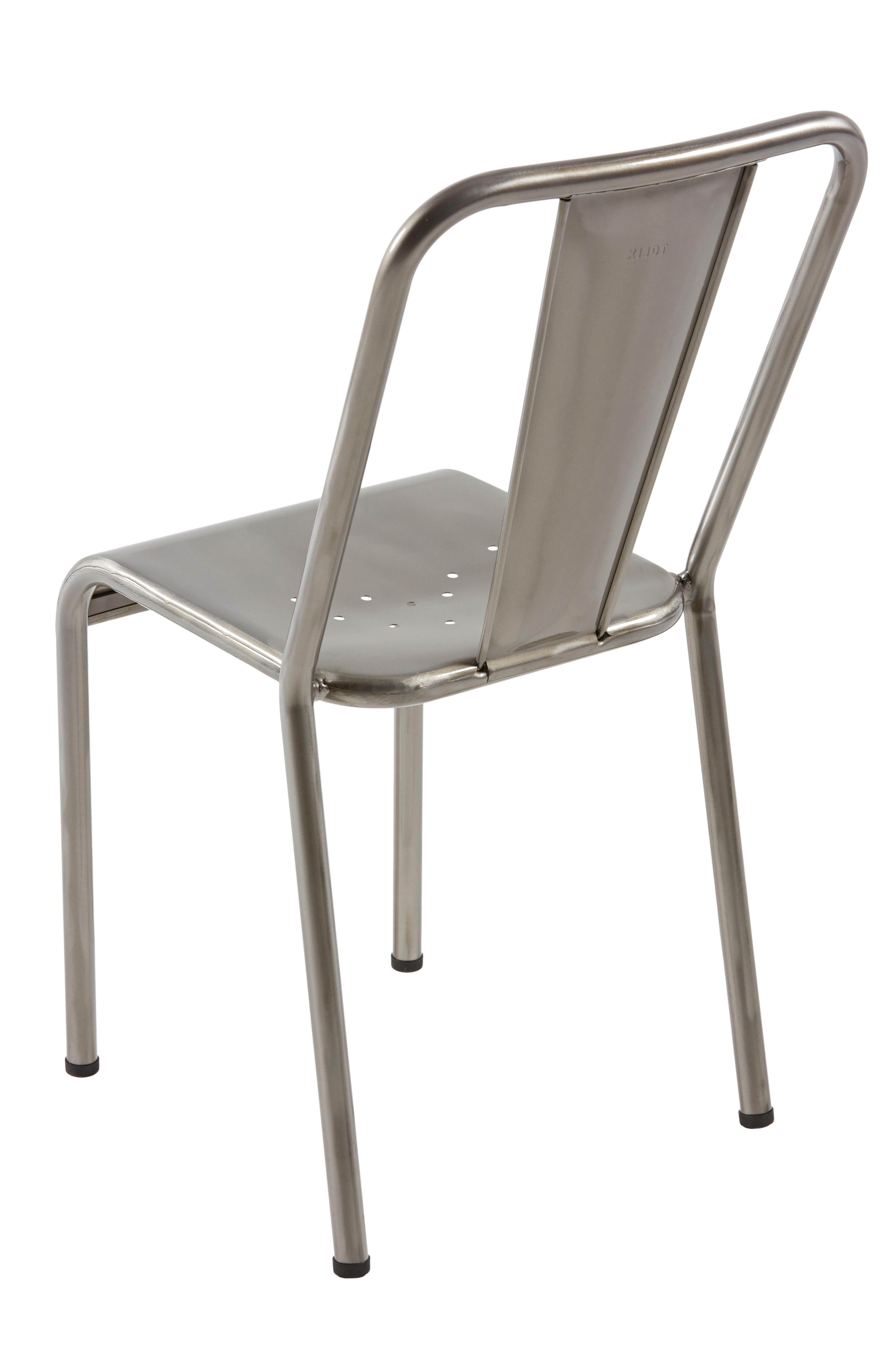 For Sale: Gray (Vernis Brilliant) T37 Chair in Essential Colors by Xavier Pauchard and Tolix 4