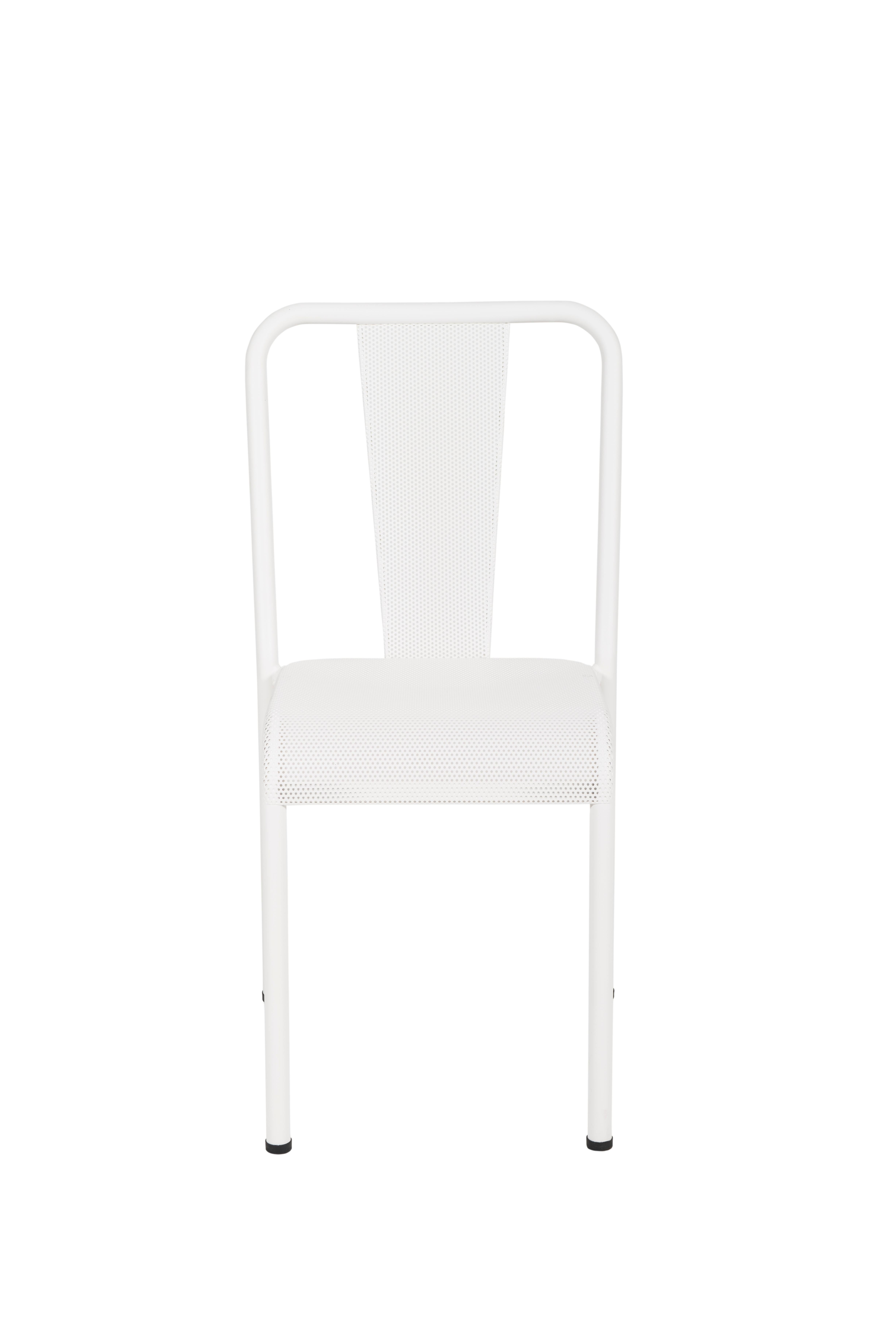 For Sale: White (Blanc) T37 Perforated Chair in Essential Colors by Xavier Pauchard and Tolix