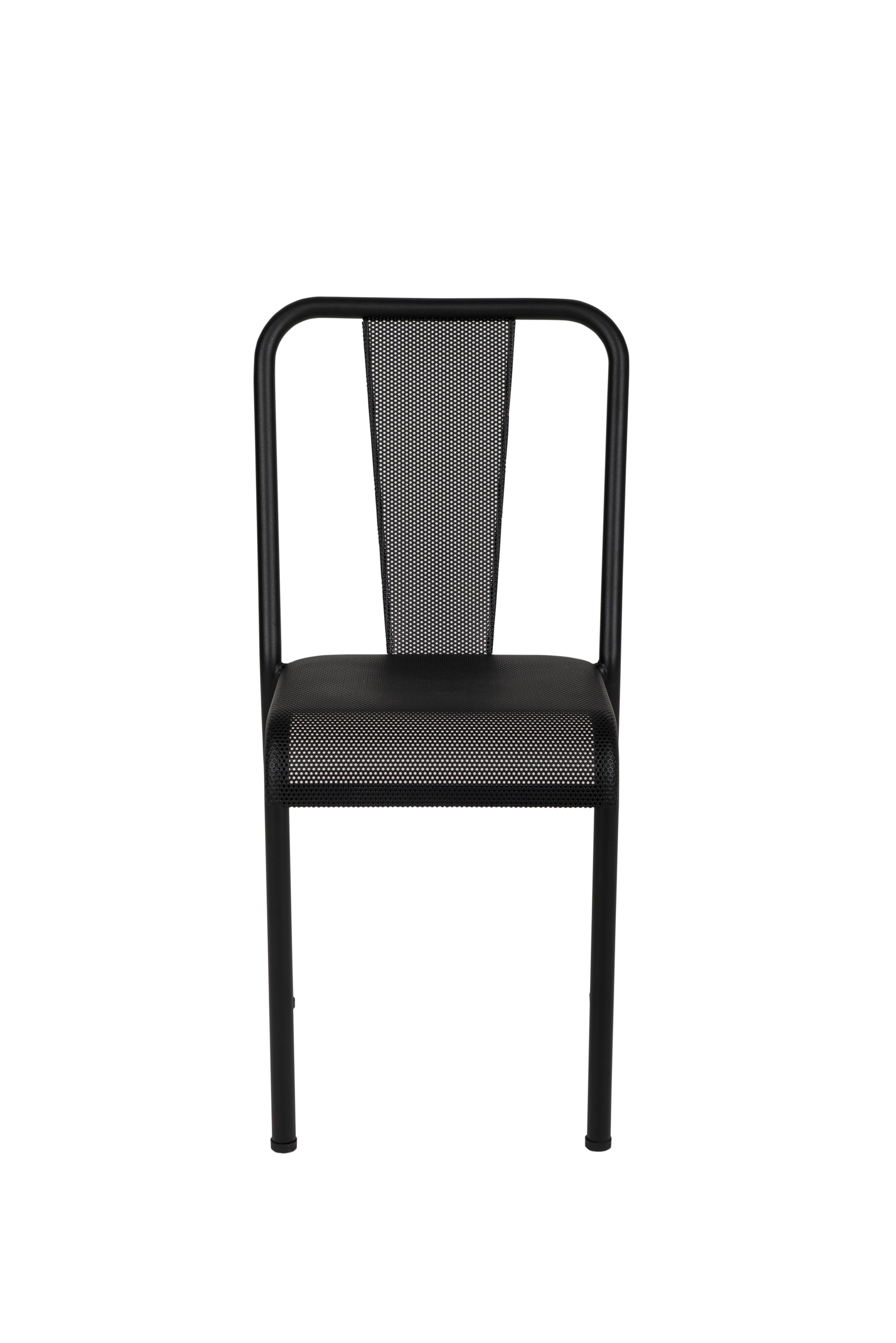 For Sale: Black (Noir) T37 Perforated Chair in Essential Colors by Xavier Pauchard and Tolix