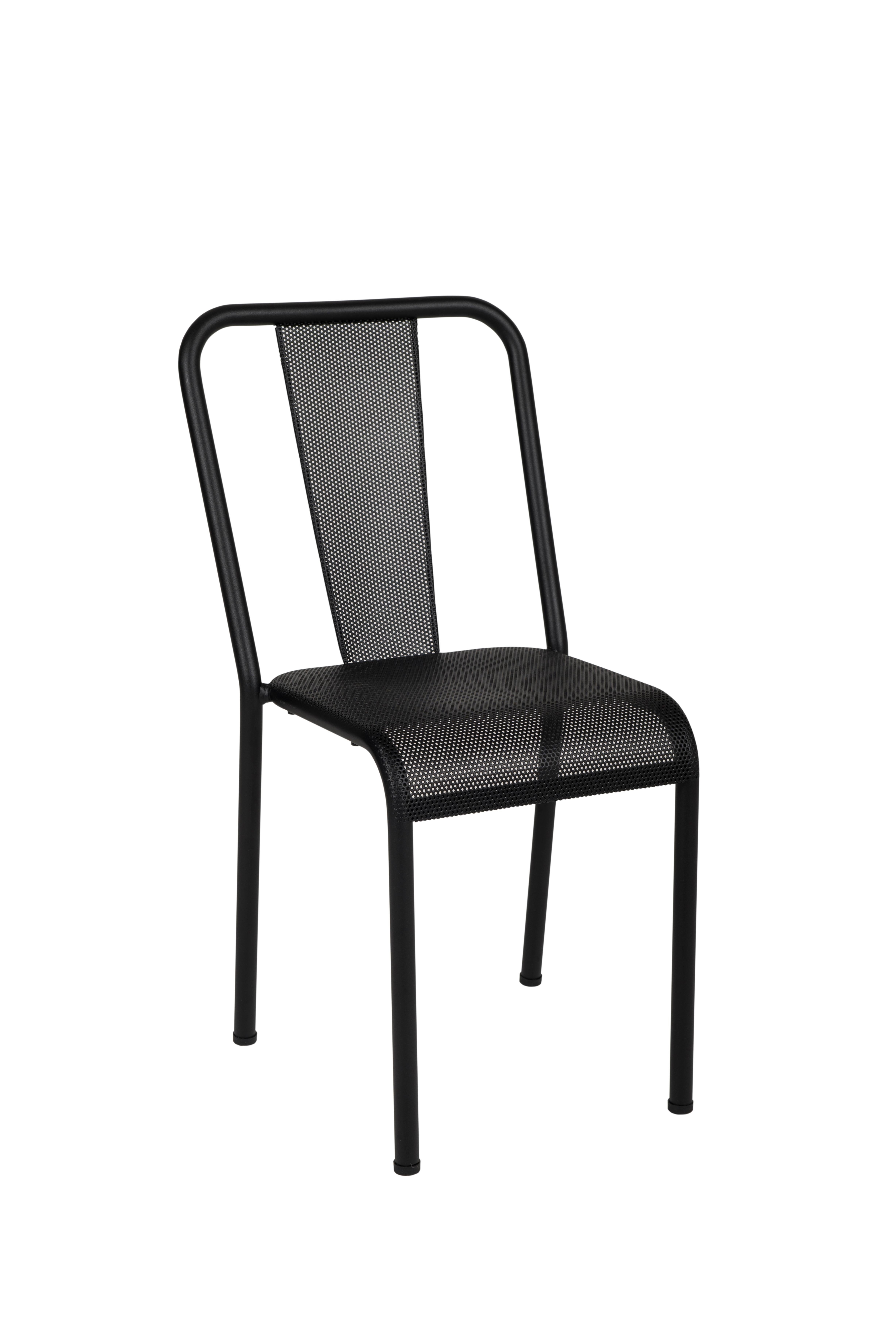 For Sale: Black (Noir) T37 Perforated Chair in Essential Colors by Xavier Pauchard and Tolix 2
