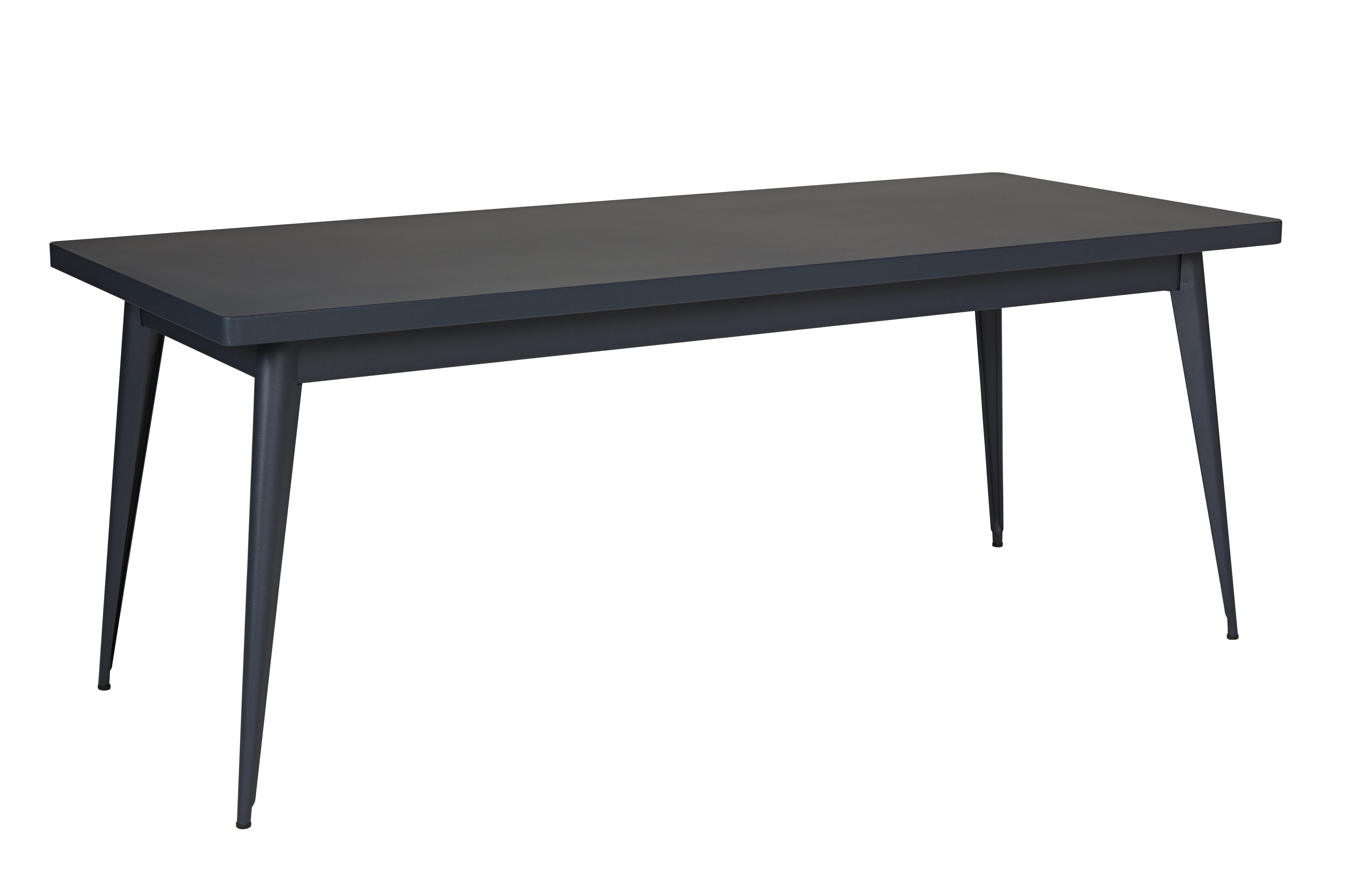 For Sale: Blue (Bleu Nuit) 55 Large Table Indoor 95x200 by Jean Pauchard & Tolix 3
