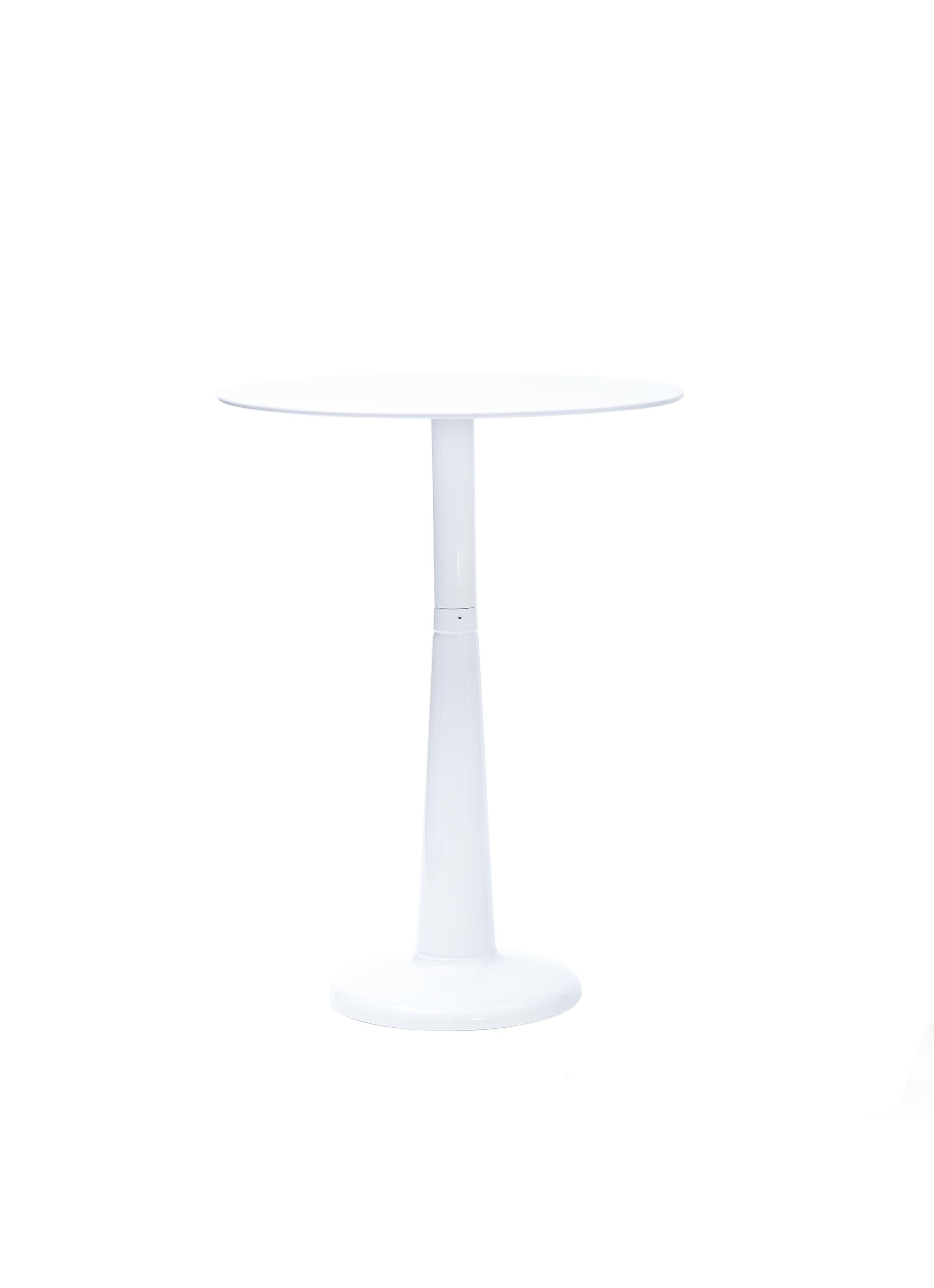 For Sale: White (Blanc) G High Table 60 in Essential Colors by Chantal Andriot & Tolix 2