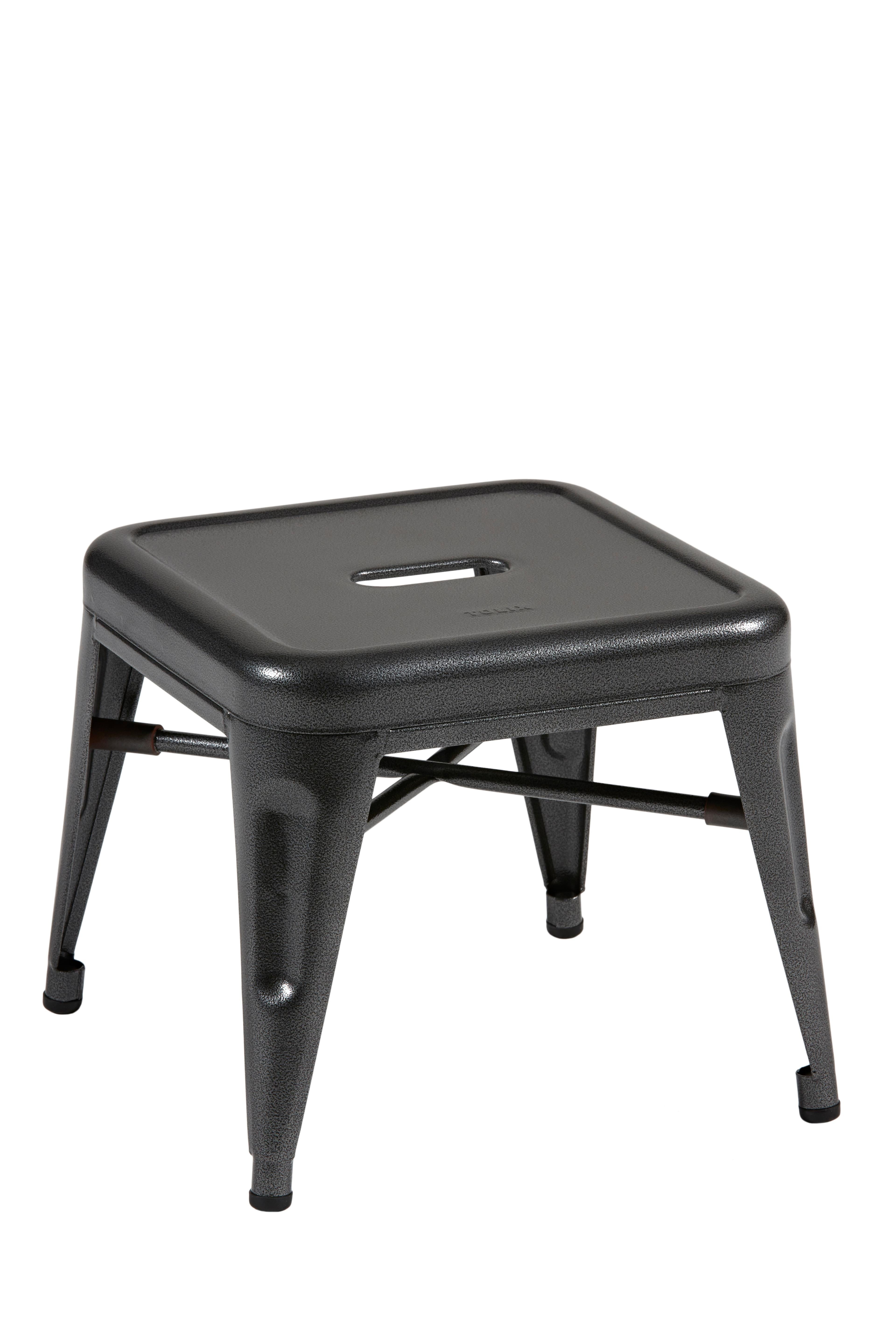 For Sale: Gray (Gris Martelé) H Stool 30 in Pop Colors by Chantal Andriot and Tolix 2