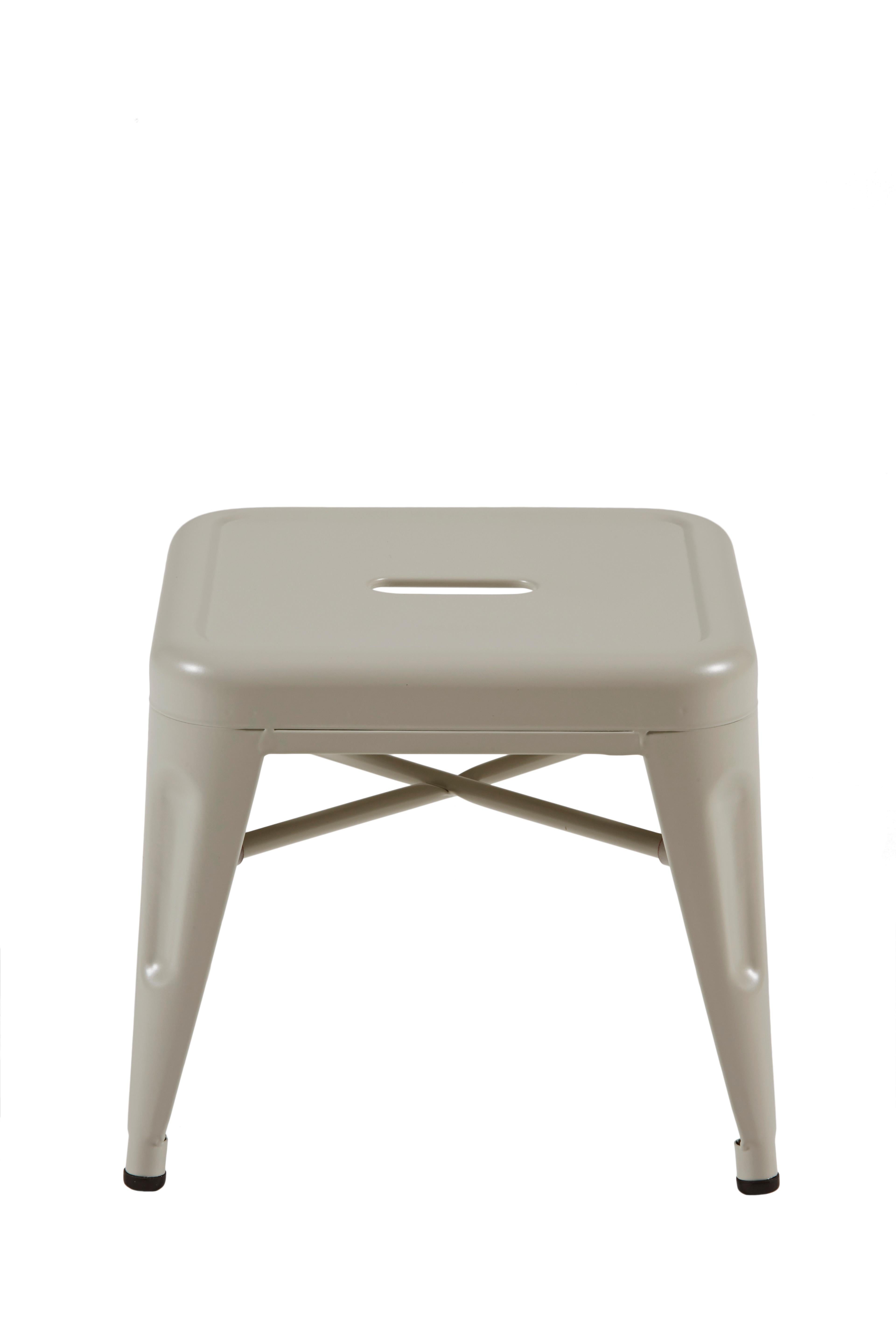 For Sale: Beige (Gris Soie) H Stool 30 in Pop Colors by Chantal Andriot and Tolix
