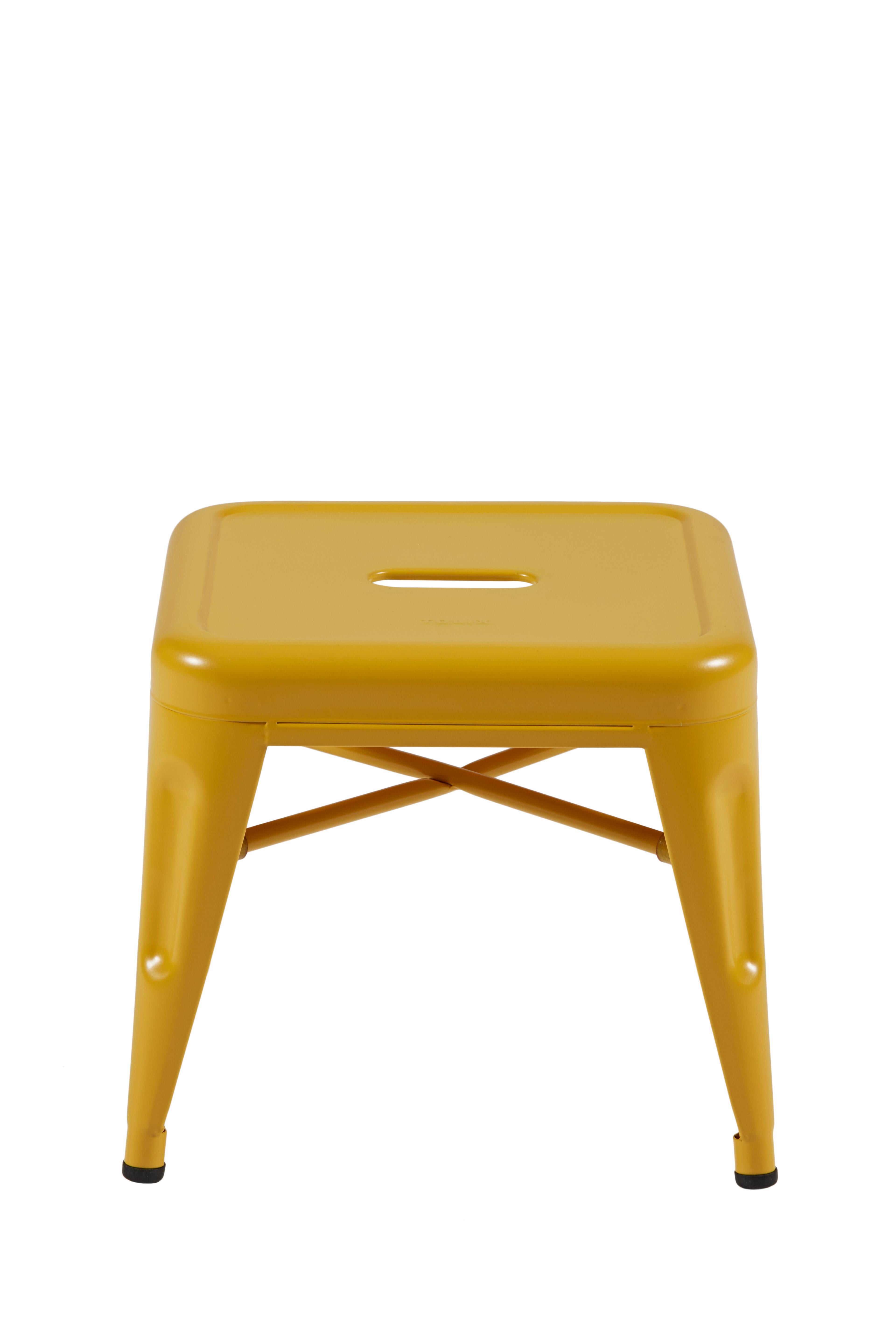 For Sale: Orange (Jaune Moutarde) H Stool 30 in Pop Colors by Chantal Andriot and Tolix