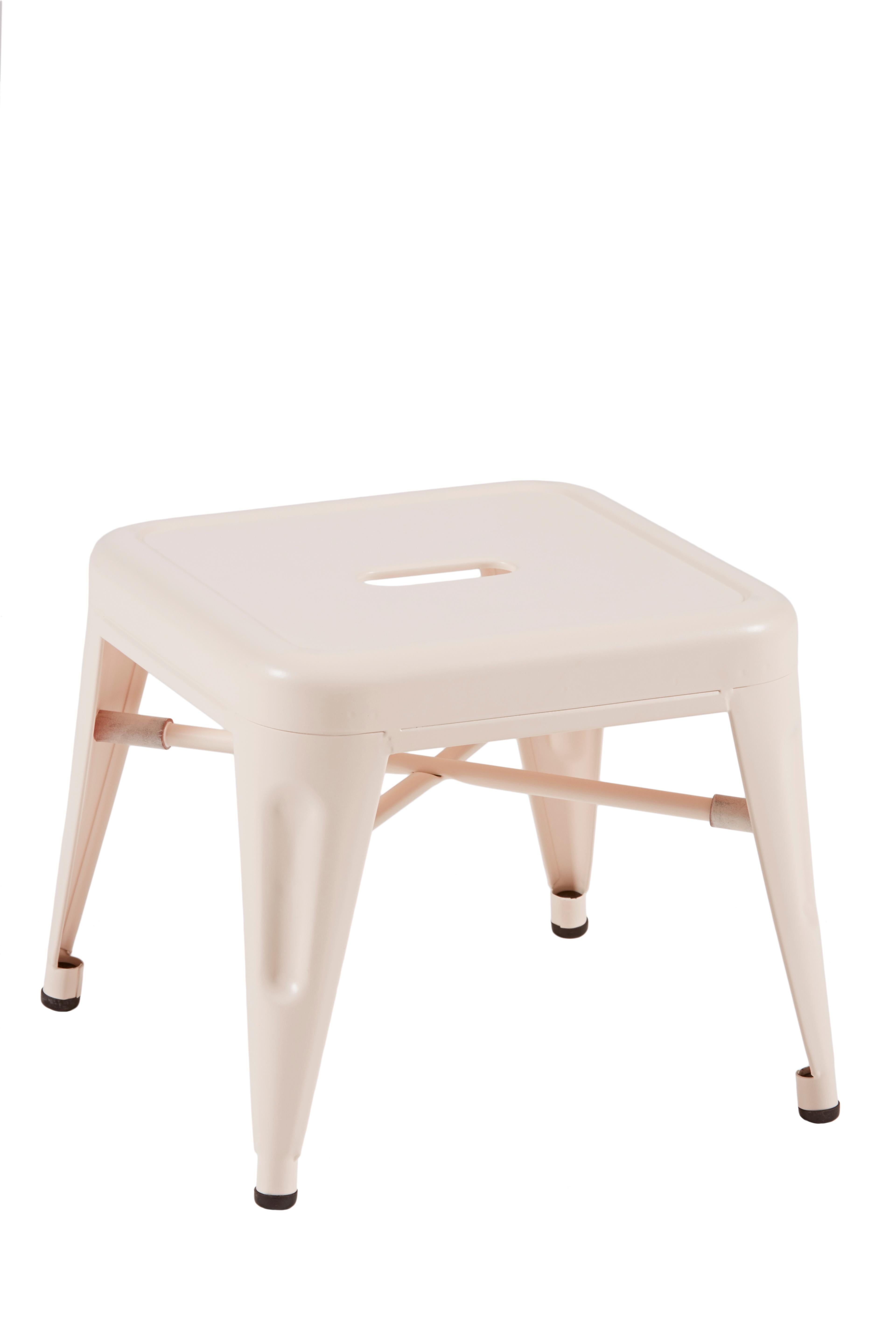 For Sale: Pink (Rose Poudré) H Stool 30 in Pop Colors by Chantal Andriot and Tolix 2