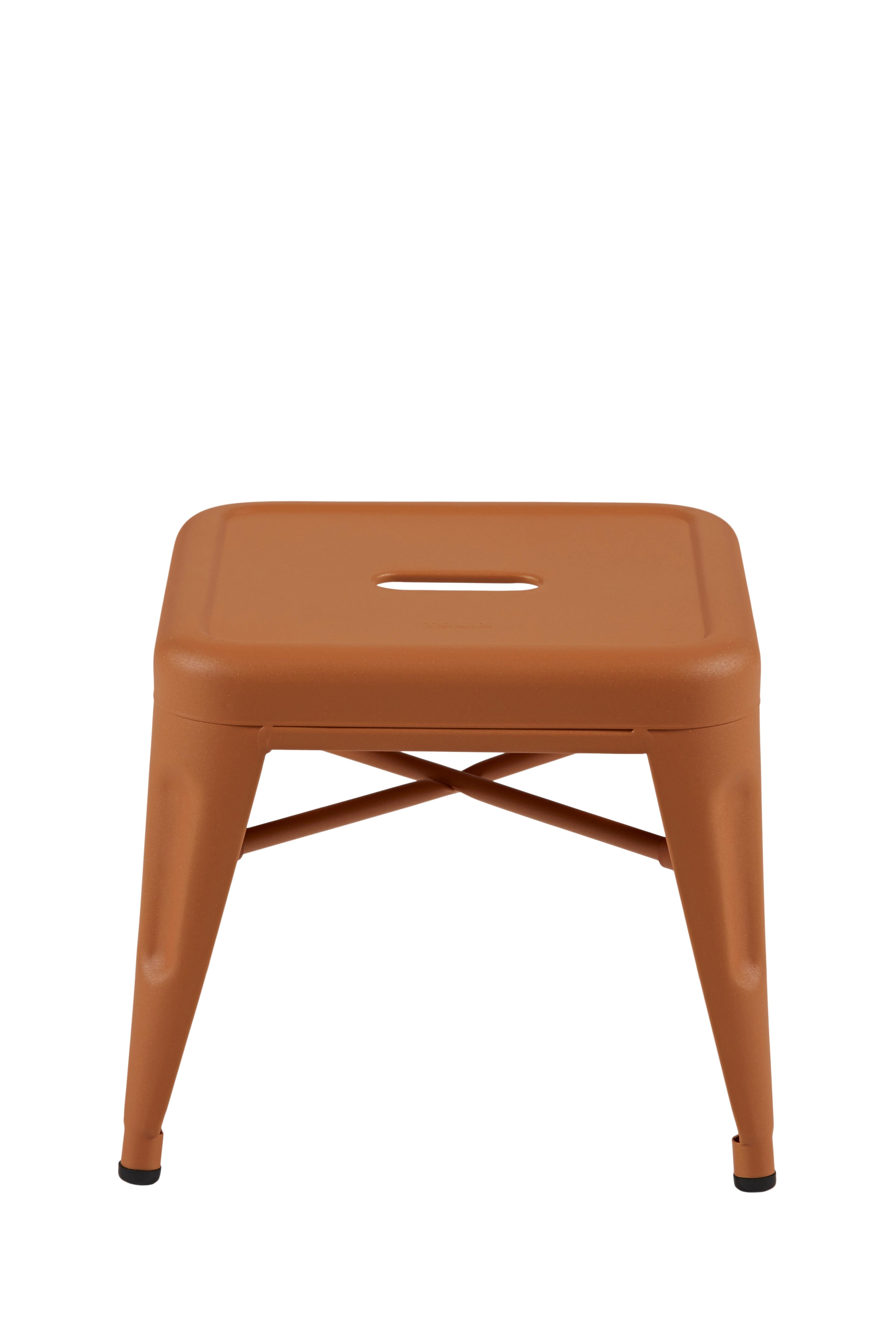 For Sale: Orange (Terracotta) H Stool 30 in Pop Colors by Chantal Andriot and Tolix