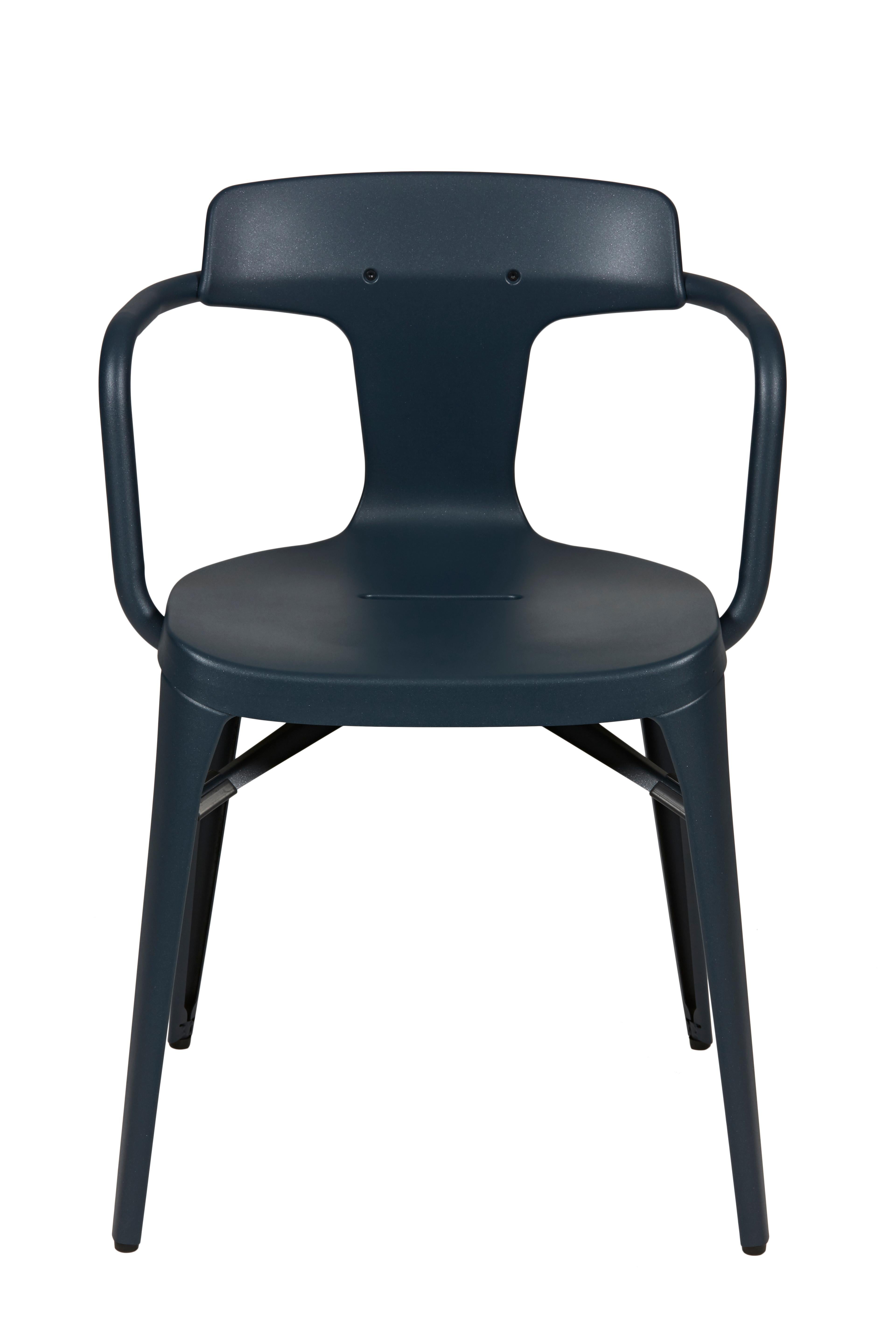 For Sale: Blue (Bleu Nuit) T14 Chair in Pop Colors by Patrick Norguet and Tolix