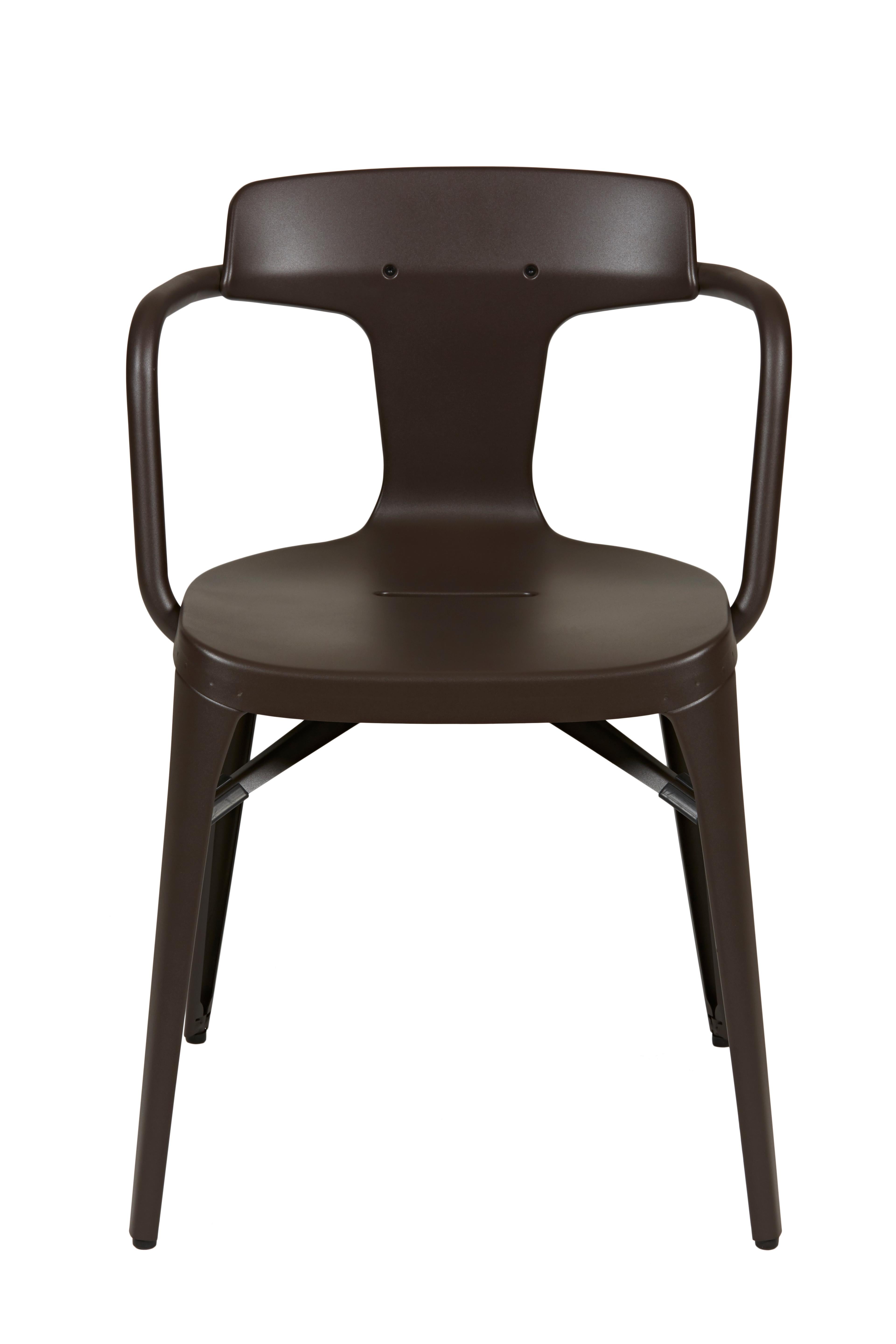 For Sale: Brown (Chocolat Noir) T14 Chair in Pop Colors by Patrick Norguet and Tolix