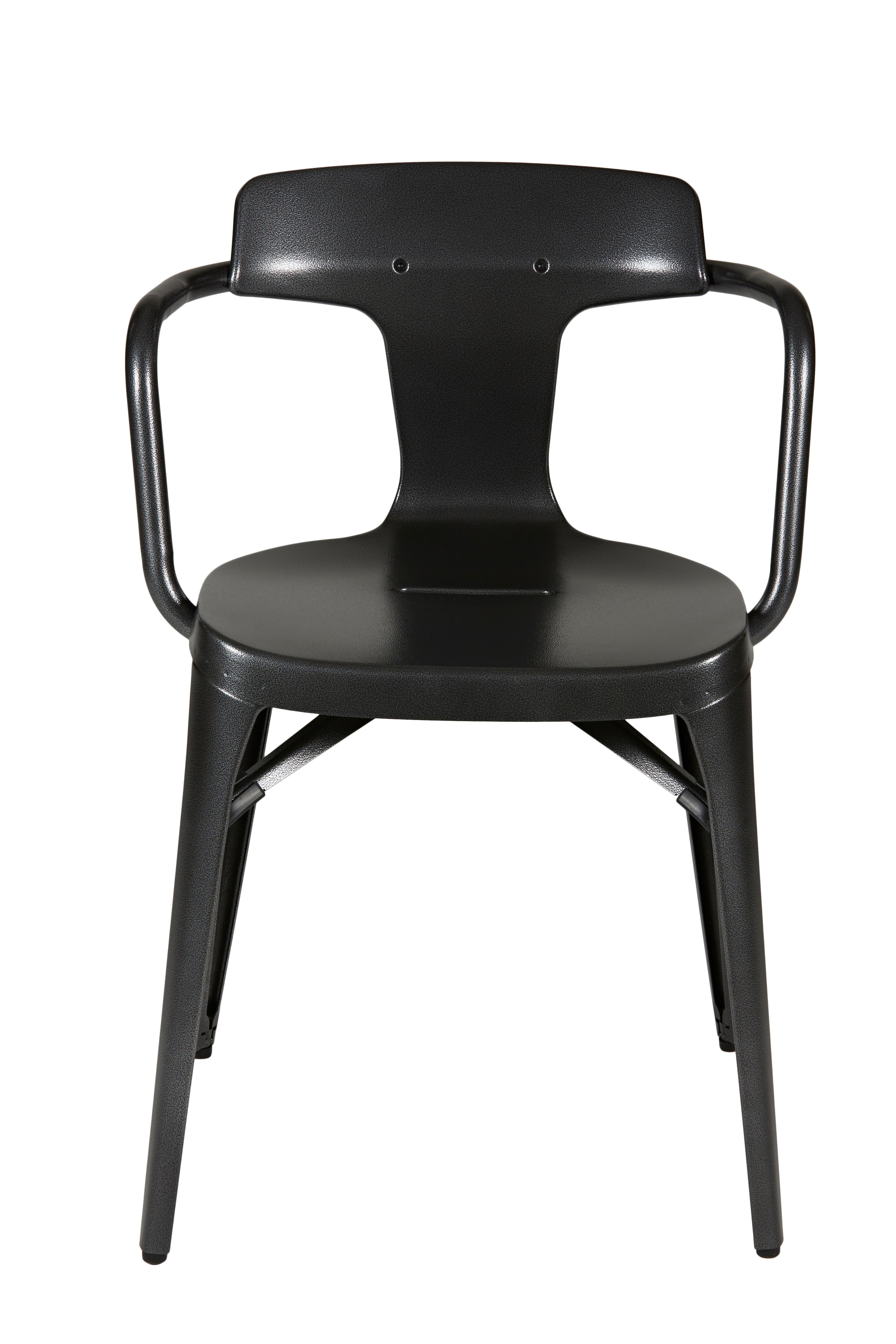 For Sale: Gray (Gris Martelé) T14 Chair in Pop Colors by Patrick Norguet and Tolix