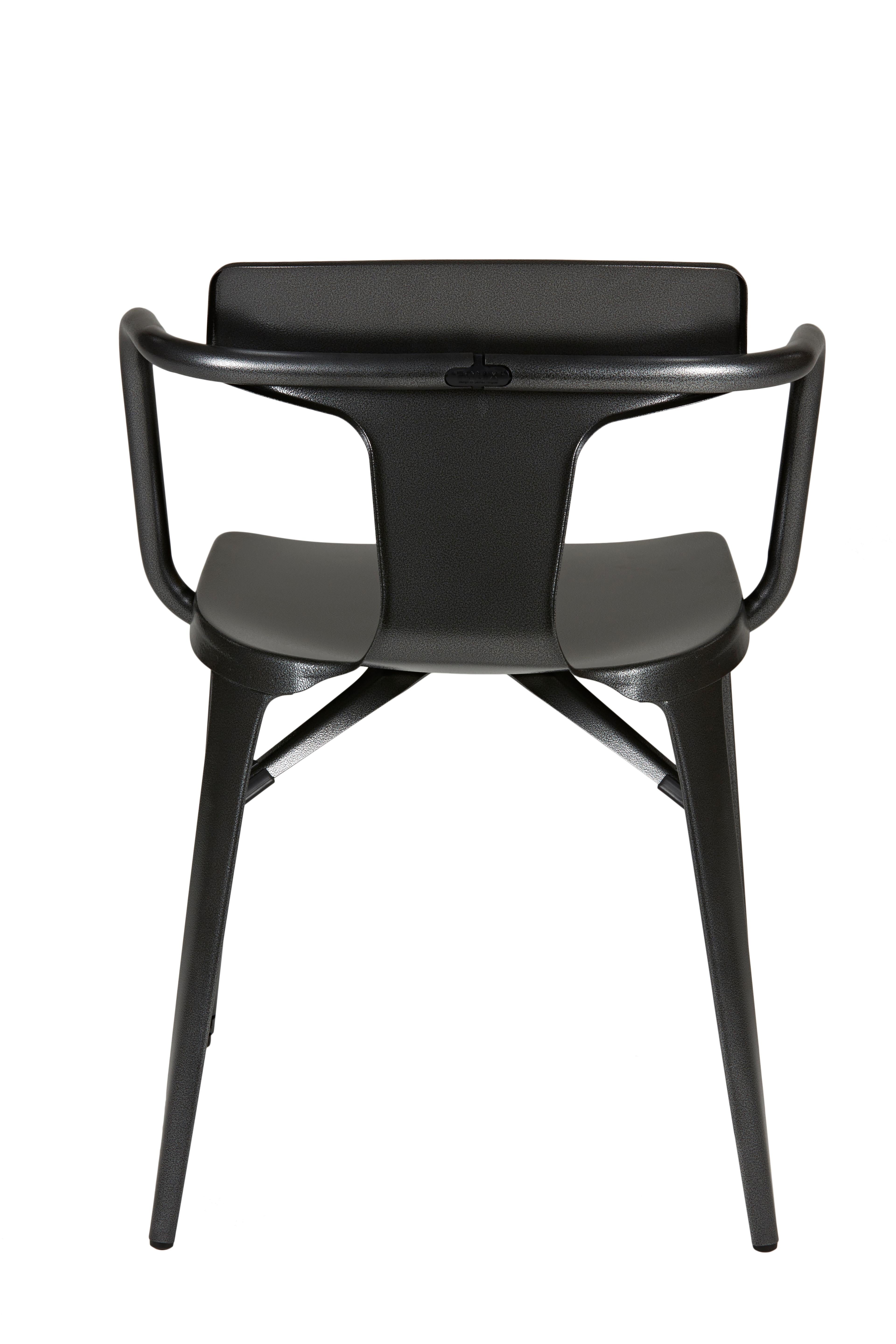 Im Angebot: T14 Chair in Pop Colors by Patrick Norguet and Tolix, Gray (Gris Martelé) 2