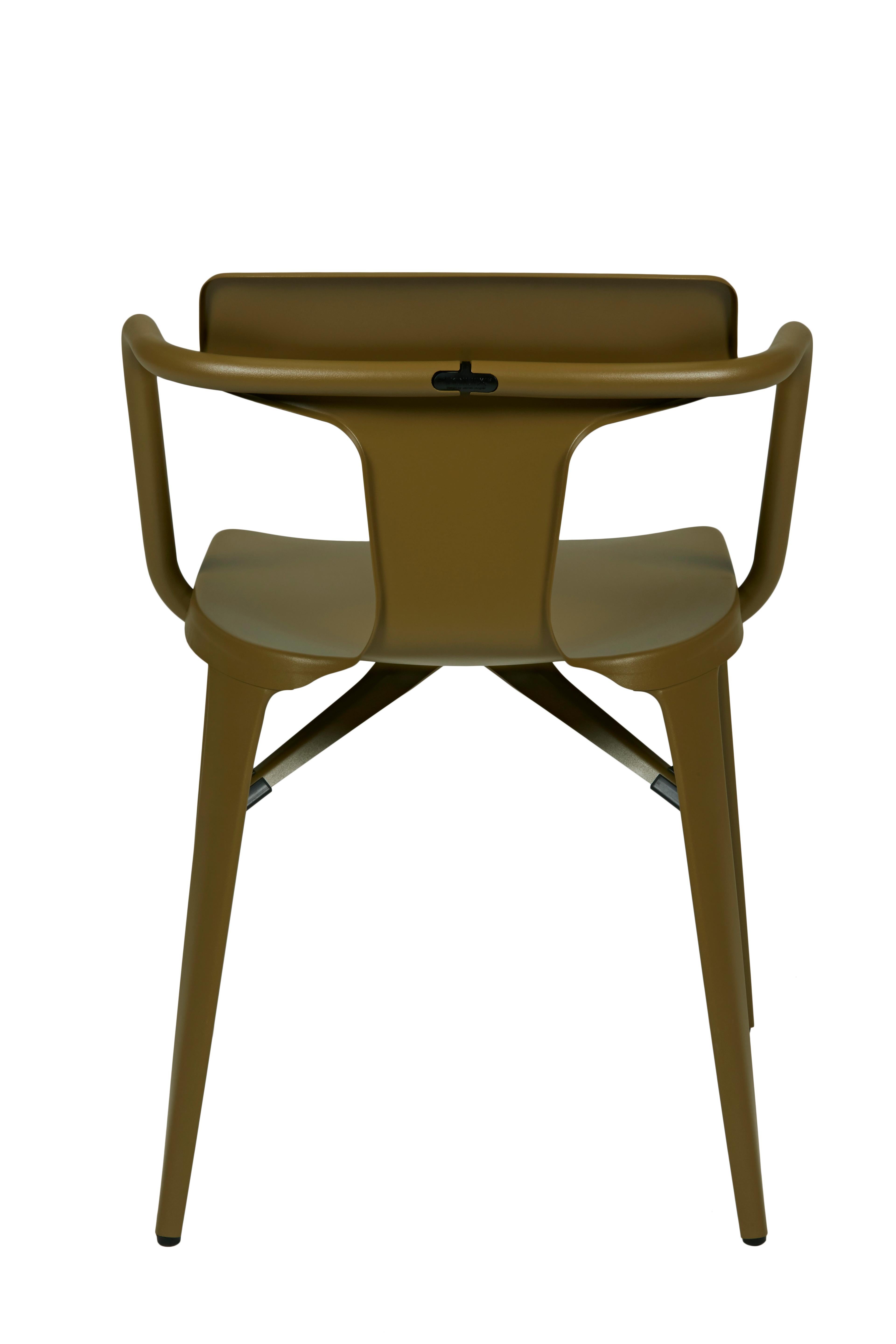 For Sale: Brown (Kaki) T14 Chair in Pop Colors by Patrick Norguet and Tolix 2