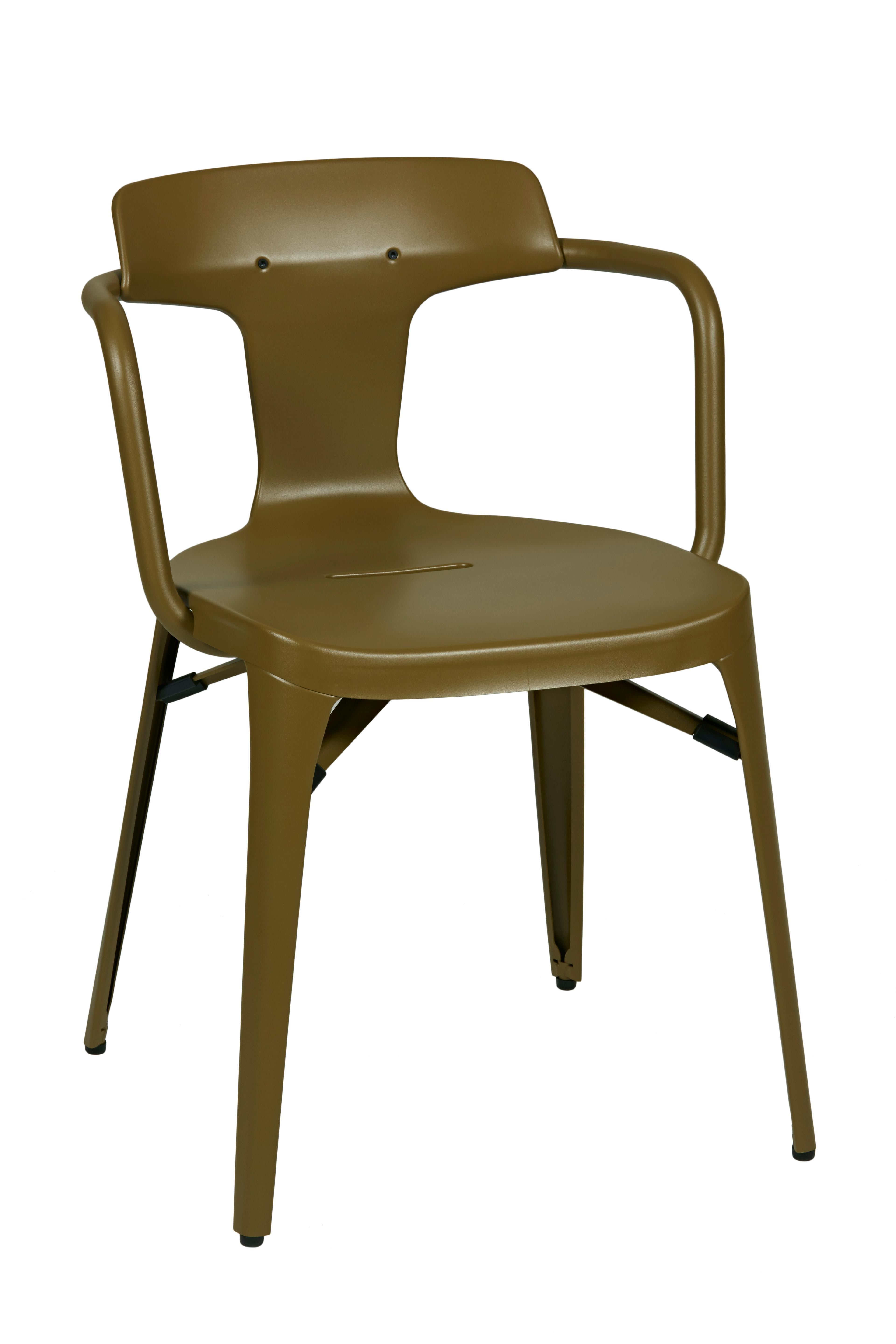 For Sale: Brown (Kaki) T14 Chair in Pop Colors by Patrick Norguet and Tolix 3
