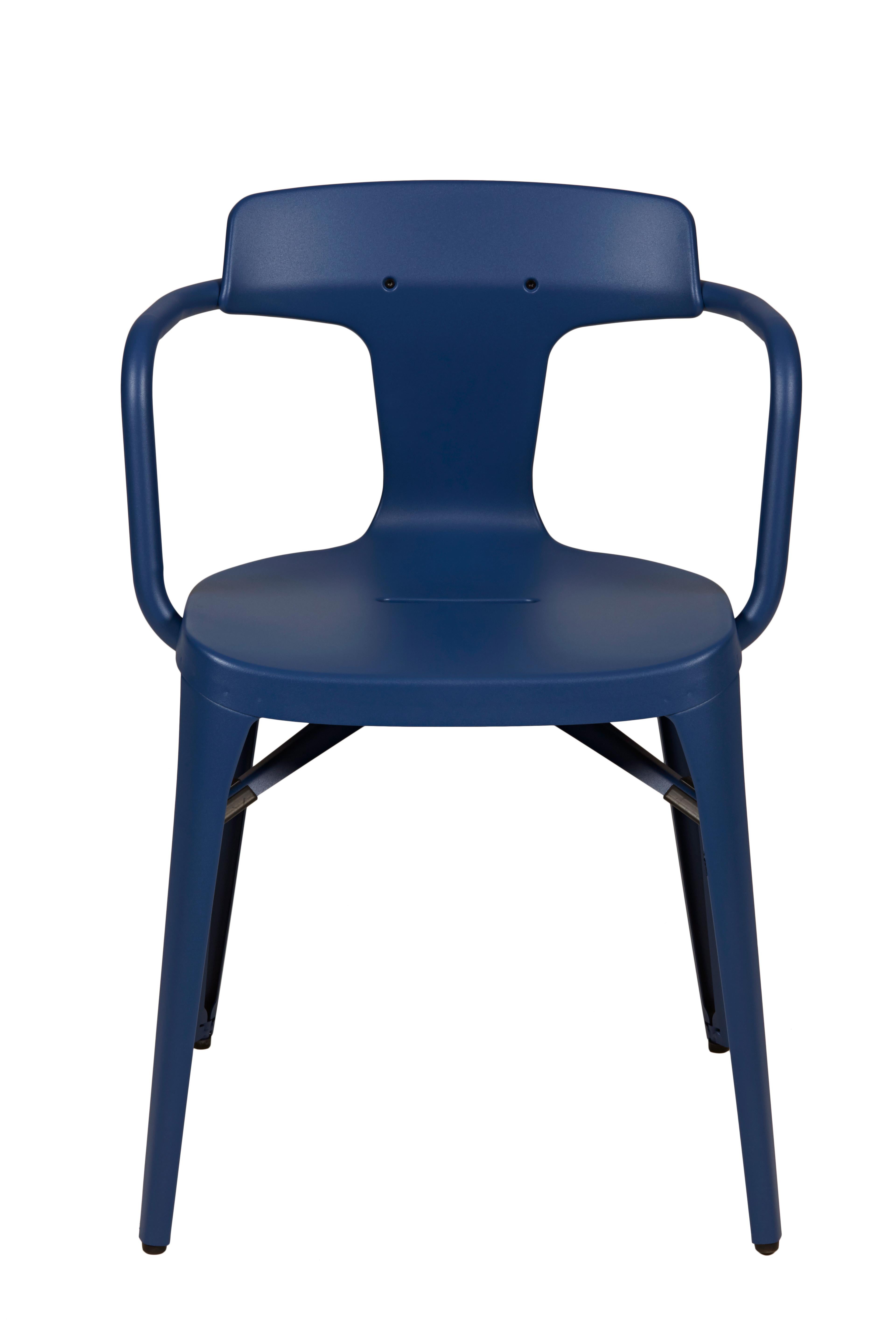 For Sale: Blue (Myrtille) T14 Chair in Pop Colors by Patrick Norguet and Tolix
