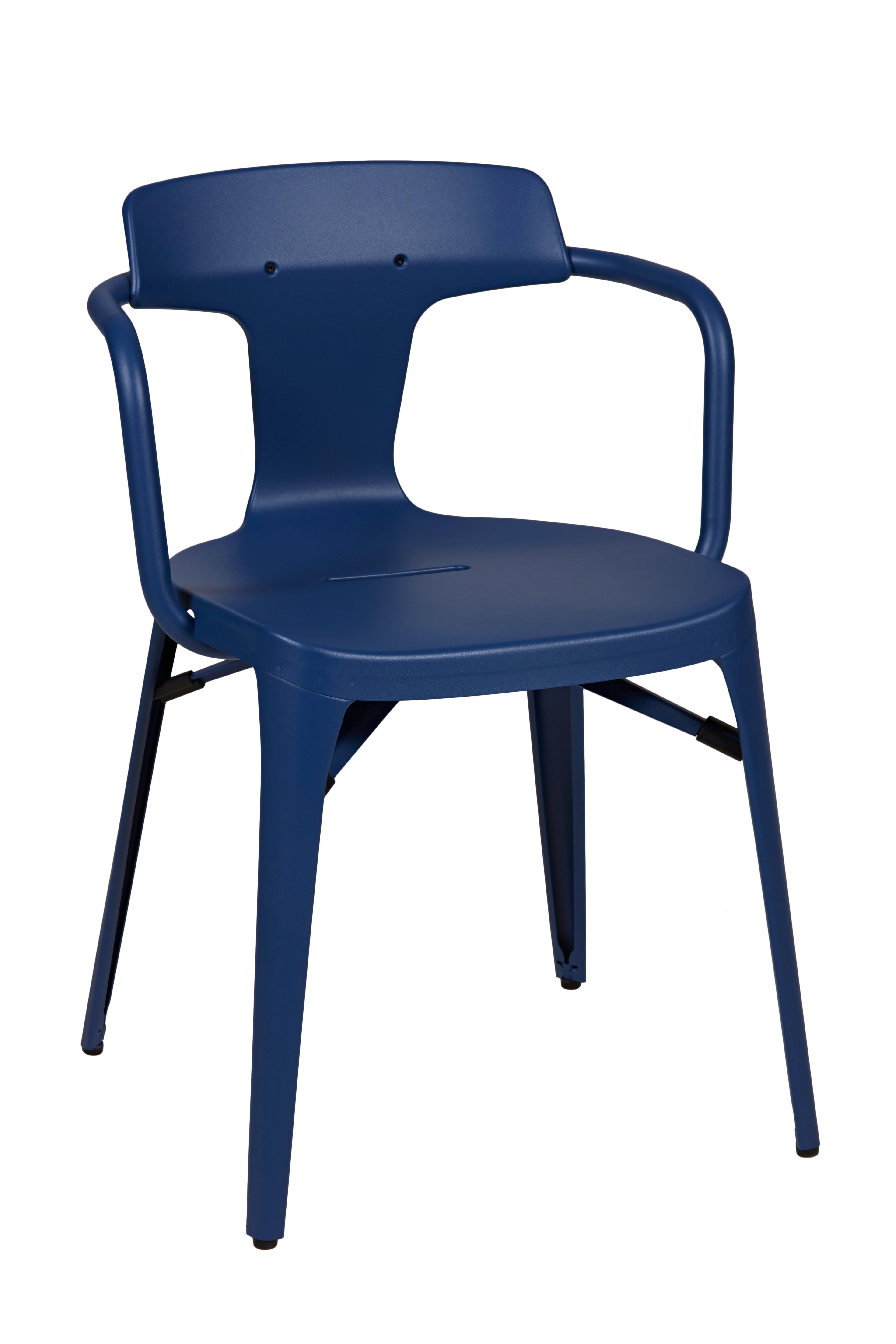 For Sale: Blue (Myrtille) T14 Chair in Pop Colors by Patrick Norguet and Tolix 3