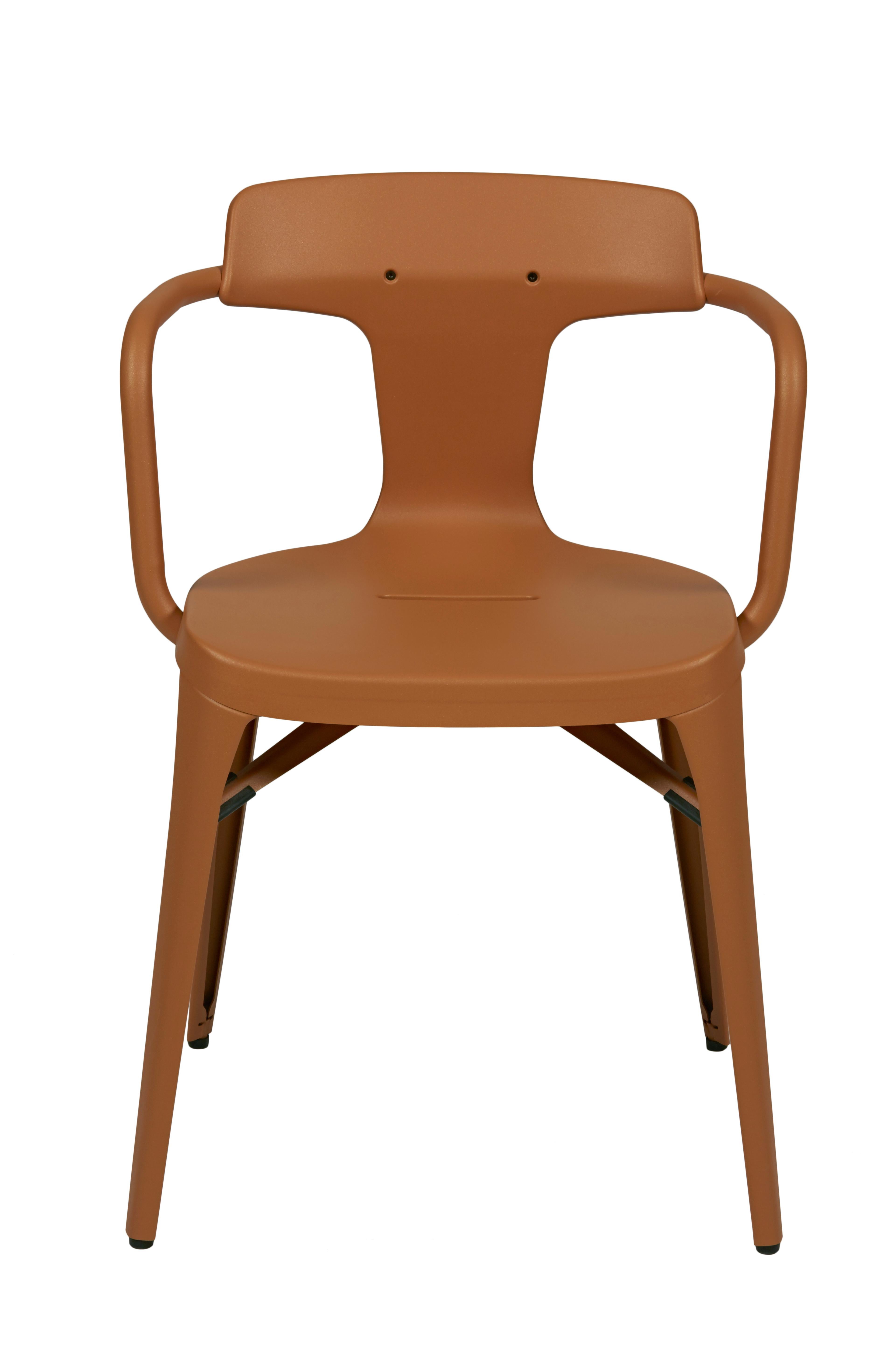 Im Angebot: T14 Chair in Pop Colors by Patrick Norguet and Tolix, Orange (Terracotta)