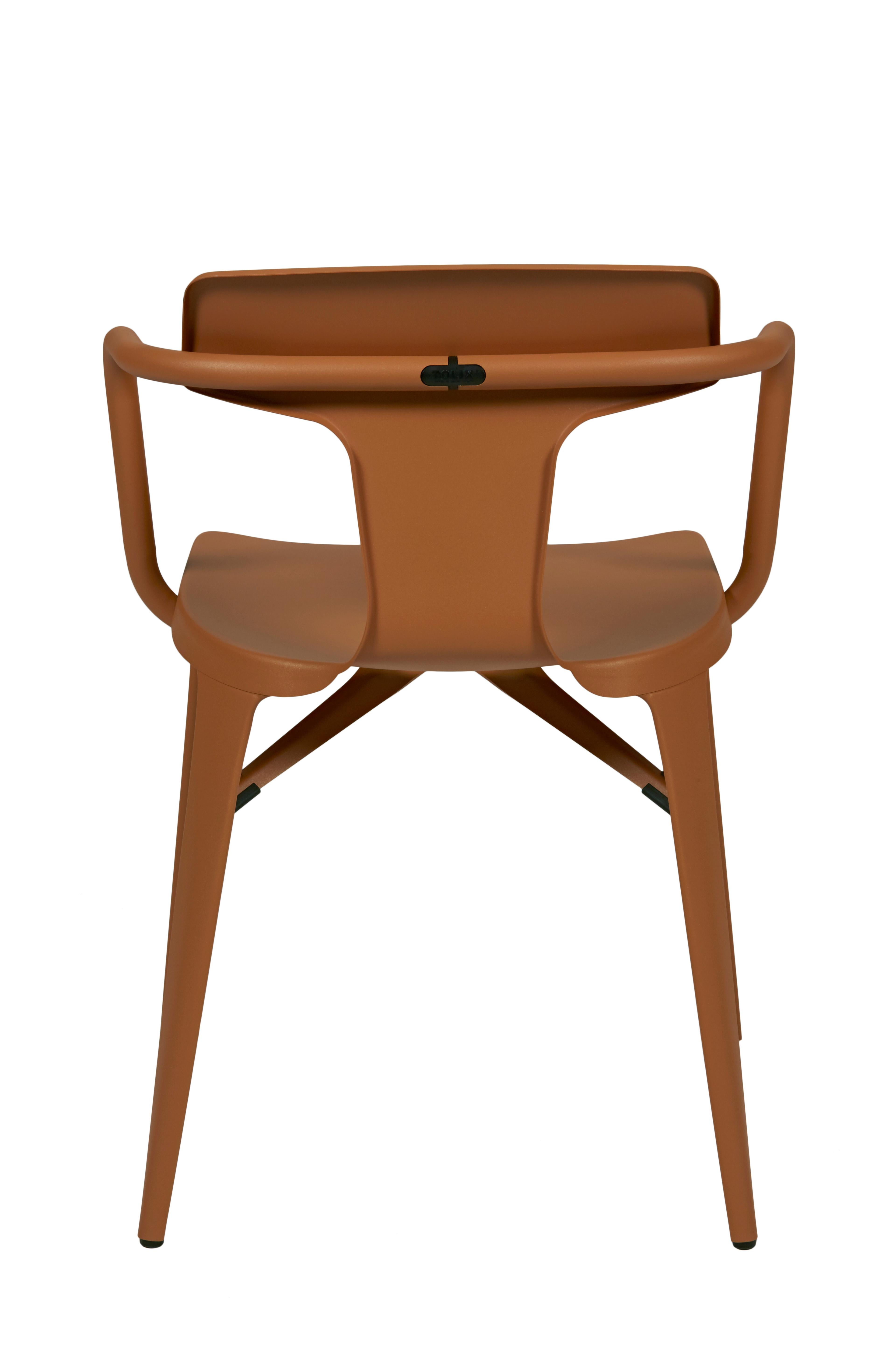 Im Angebot: T14 Chair in Pop Colors by Patrick Norguet and Tolix, Orange (Terracotta) 2