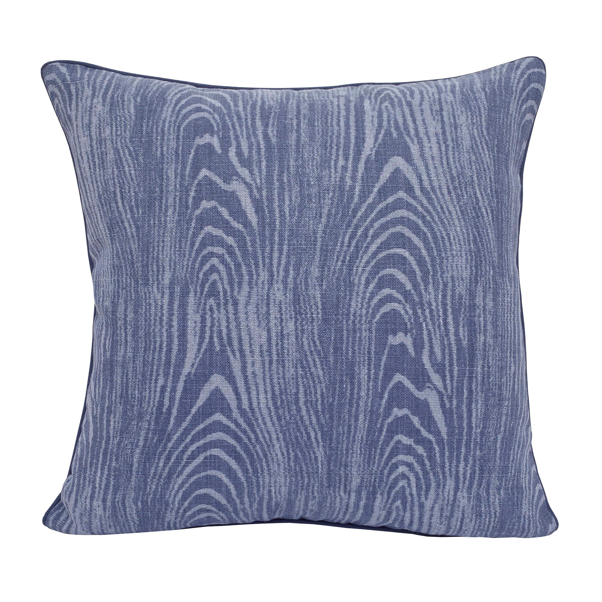 For Sale: Blue (QR-21004.INDIGO.0) Hallerbos Pattern Accent Pillow by CuratedKravet
