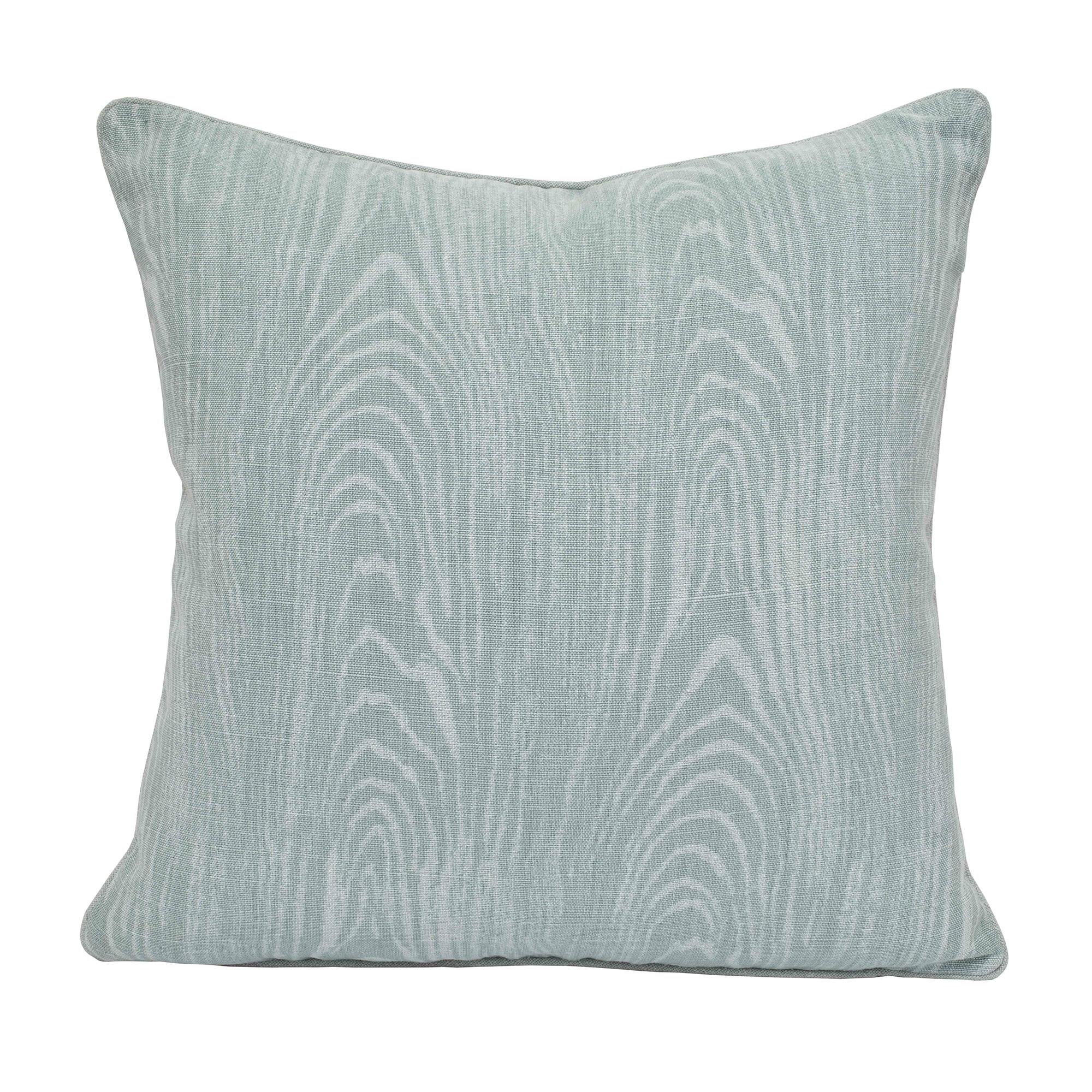 For Sale: Blue (QR-21004.REEF.0) Hallerbos Pattern Accent Pillow by CuratedKravet