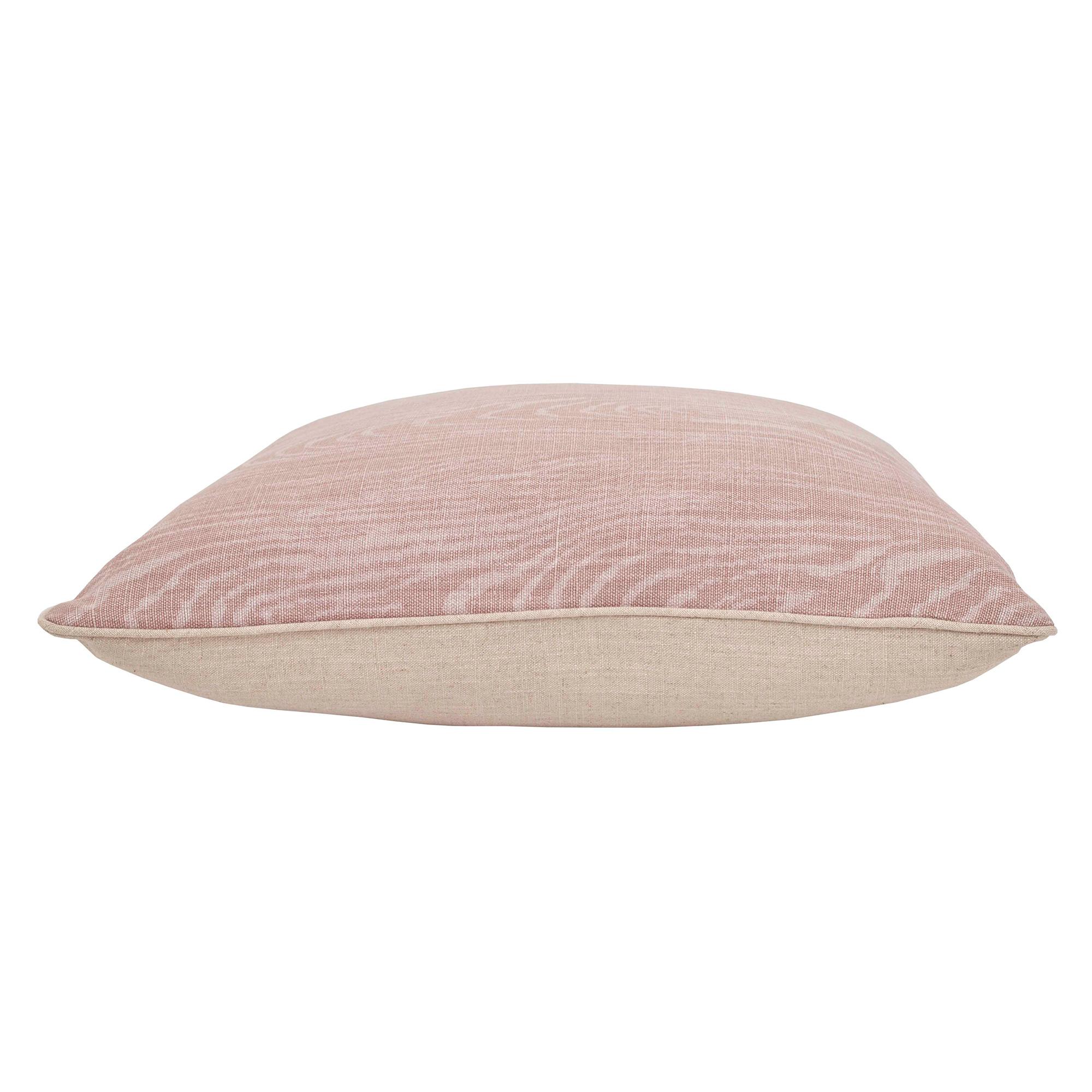For Sale: Pink (QR-21004.BLUSH.0) Hallerbos Pattern Accent Pillow by CuratedKravet 2