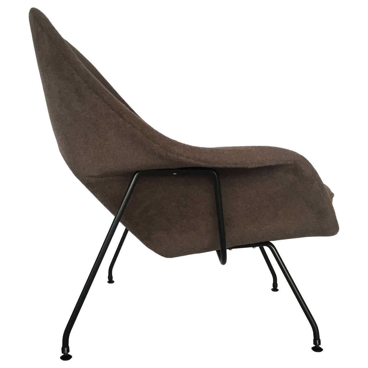 Mid-Century Modern Loro Piana Alpaca Wool 'Womb' Chair by Eero Saarinen for Knoll Associates