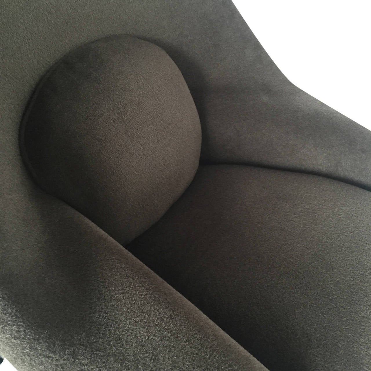 Loro Piana Alpaca Wool 'Womb' Chair by Eero Saarinen for Knoll Associates 1