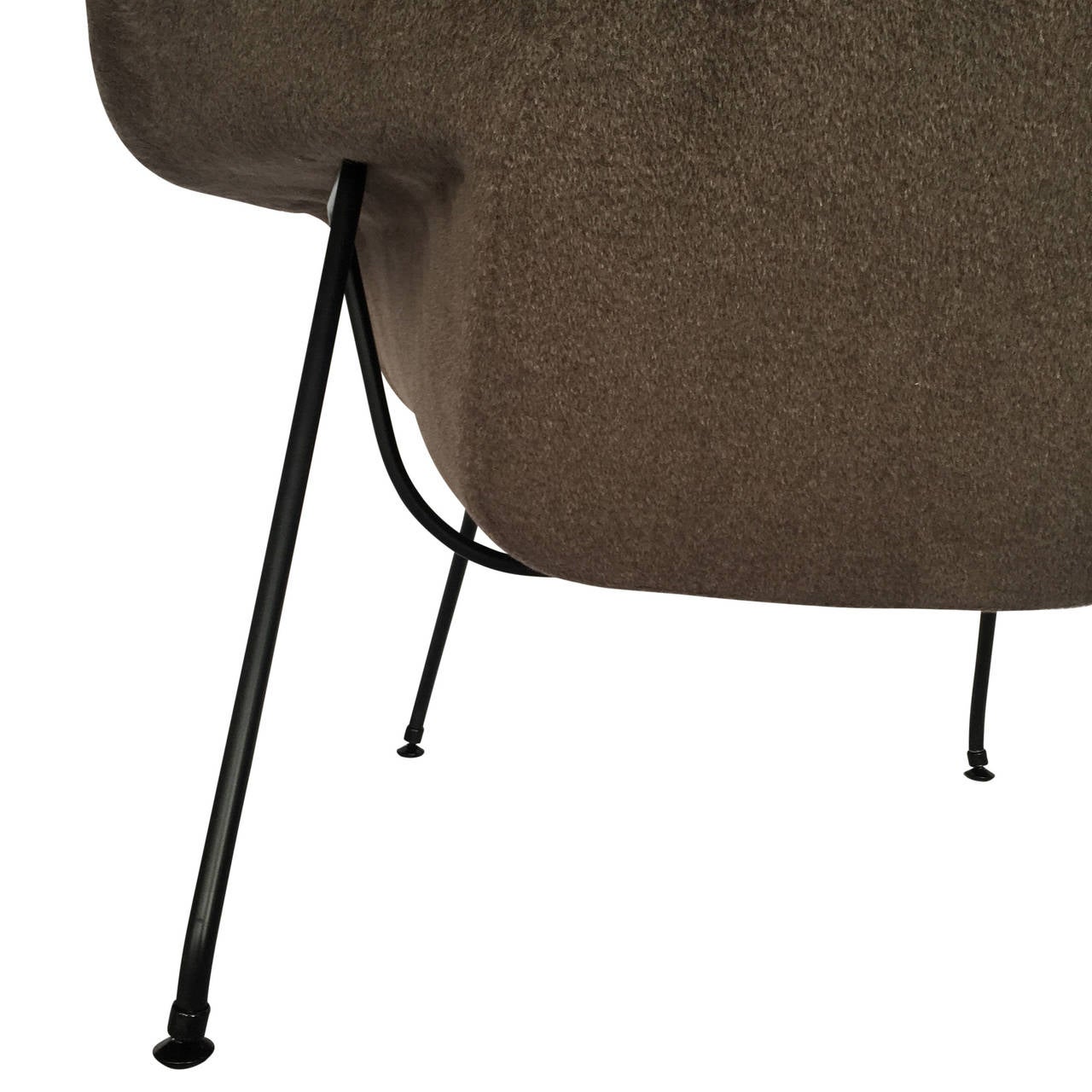 Mid-20th Century Loro Piana Alpaca Wool 'Womb' Chair by Eero Saarinen for Knoll Associates