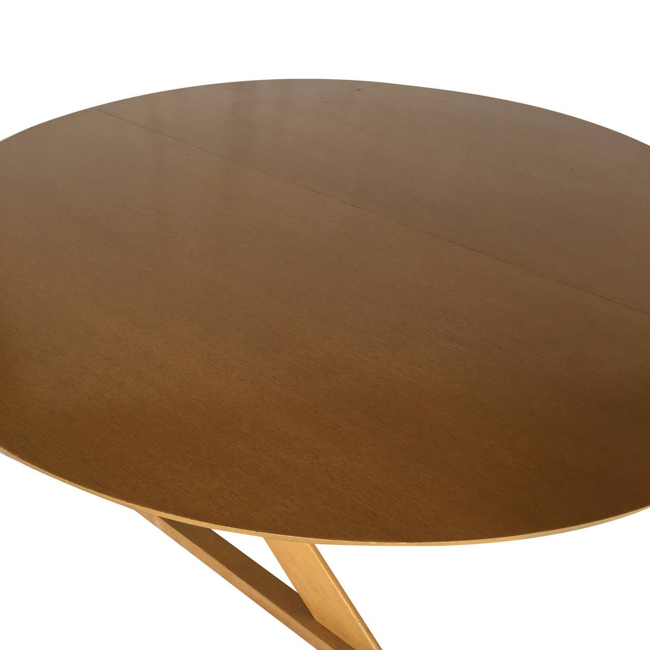 Mid-Century Modern Paul Laszlo for Brown-Saltman Dining or Game Table with Copper Accents