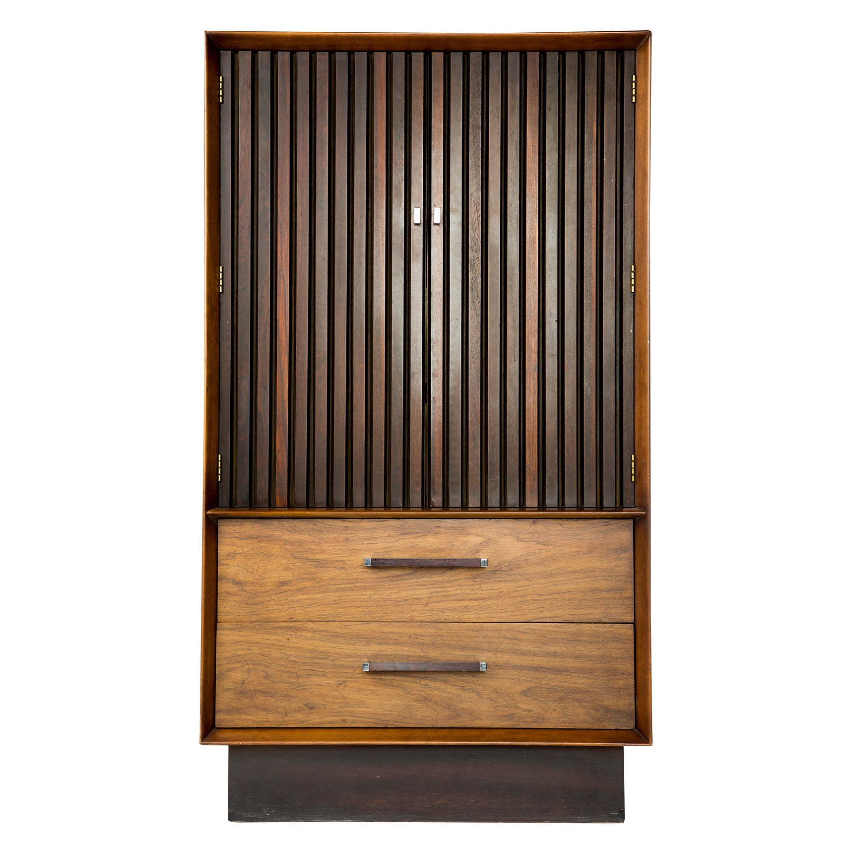 Lane Rosewood and Walnut Gentleman
s Cabinet Dresser