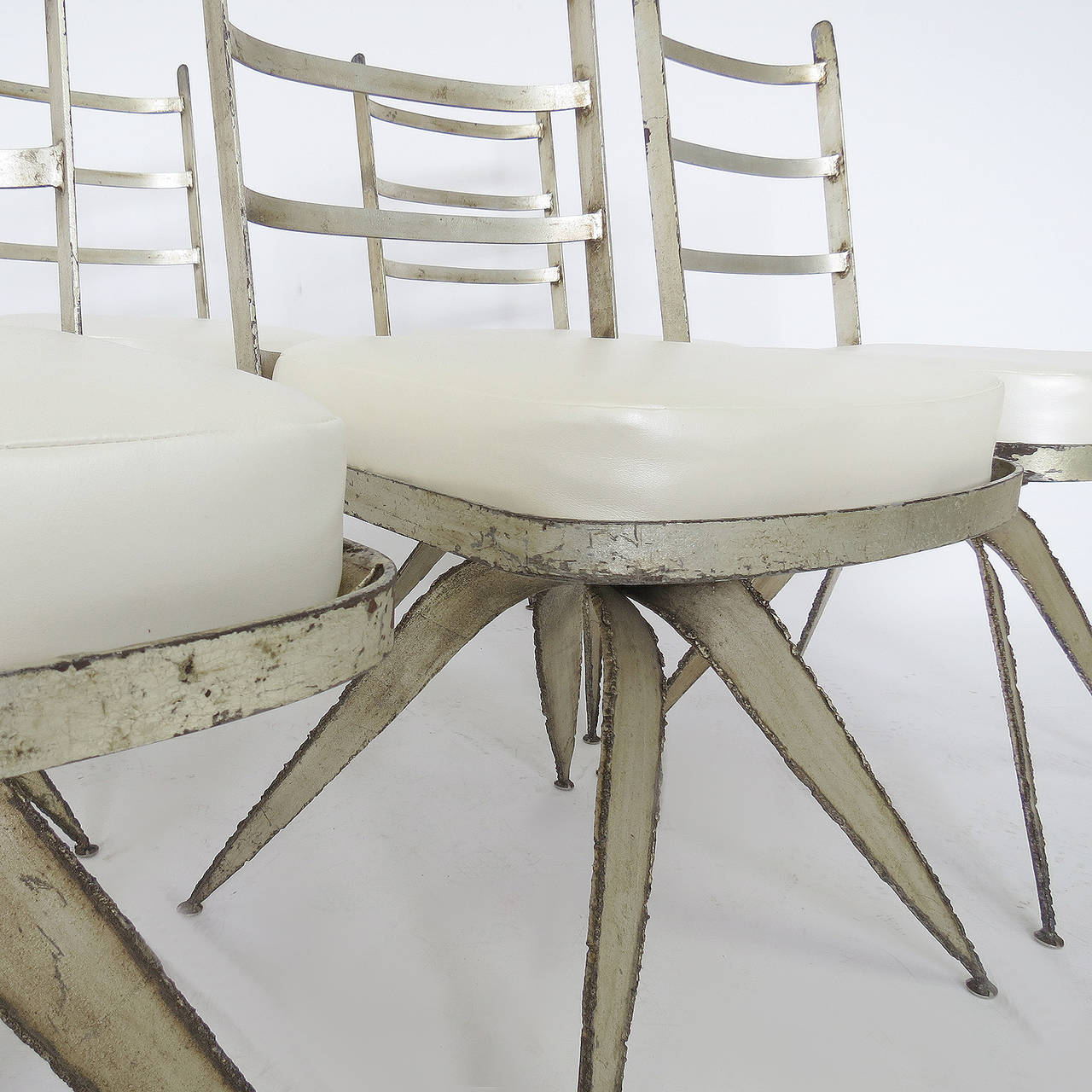 Late 20th Century Brutalist Dining Chairs