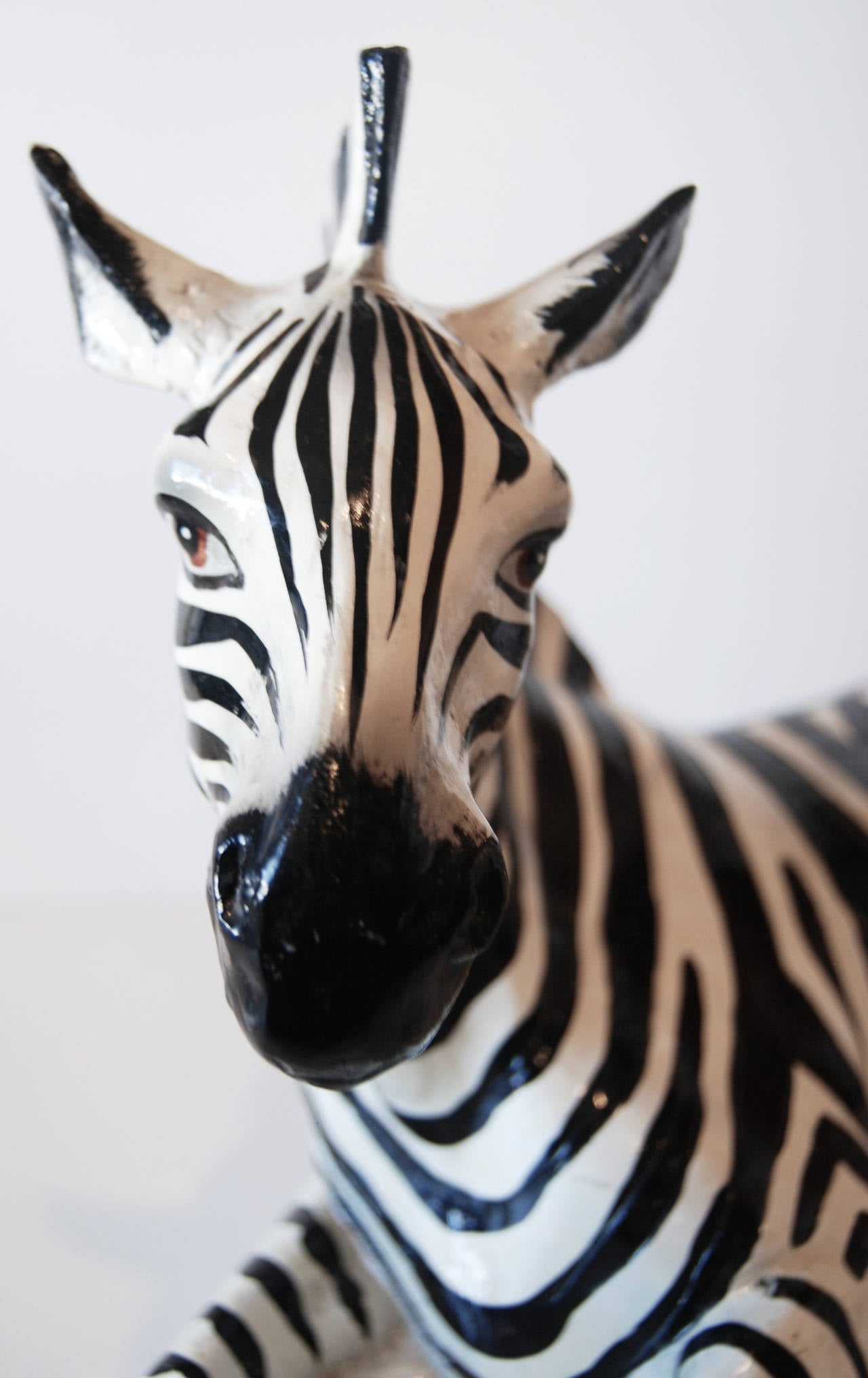 Large Ceramic Zebra 1